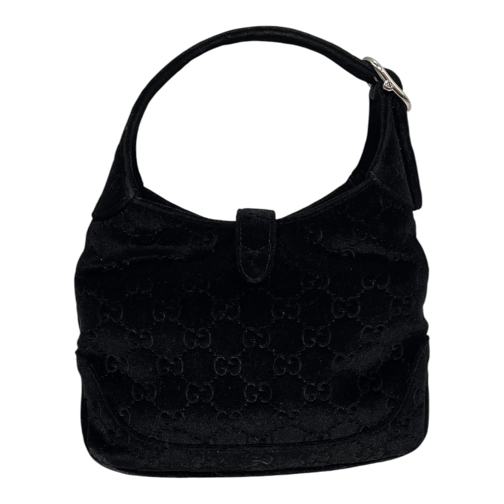 GUCCI/Hand Bag/Velour/BLK/SMALL JACKIE 1961 BAG view 2