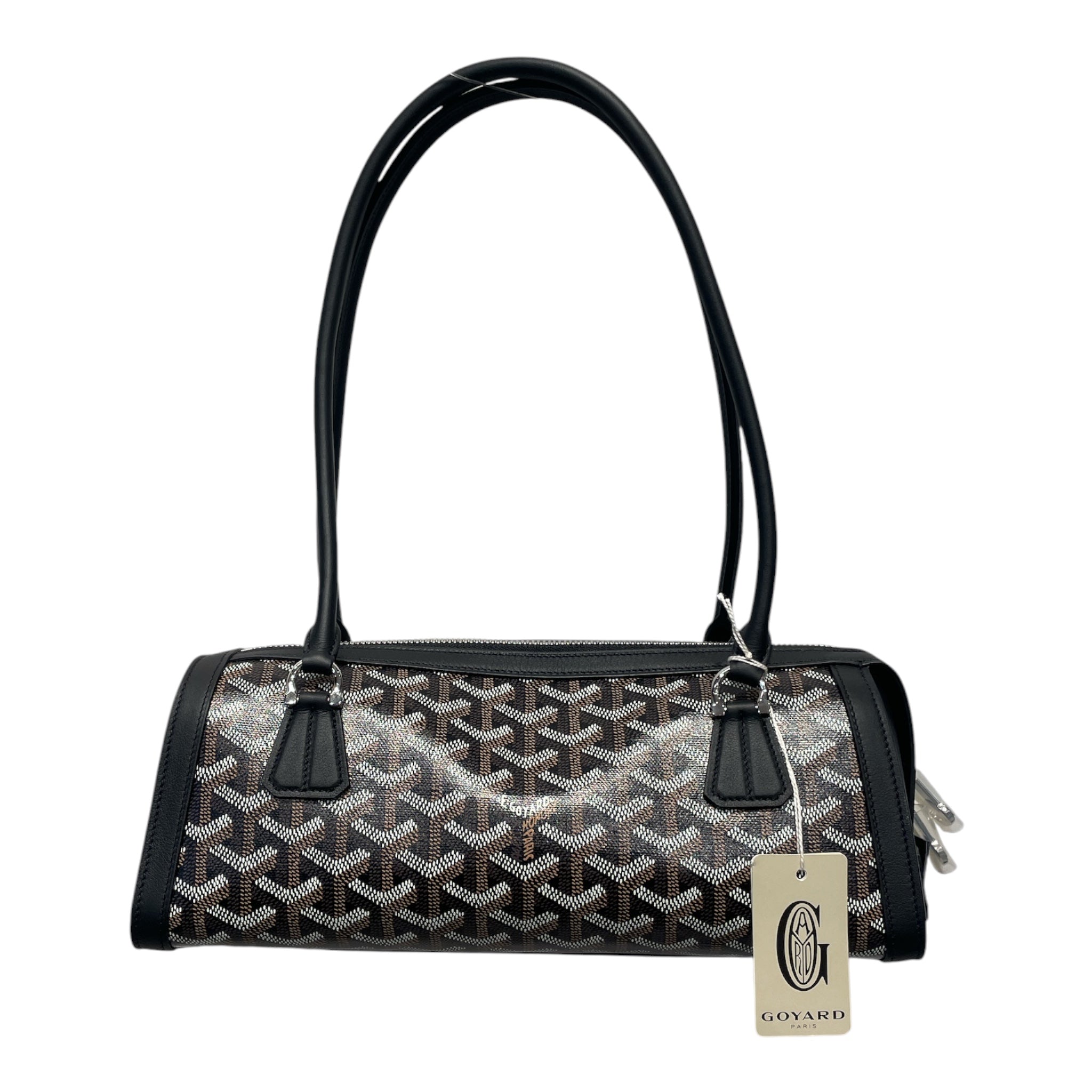 GOYARD/Tote Bag/Monogram/Leather/BLK/Goyardine Bonbonniere view 1