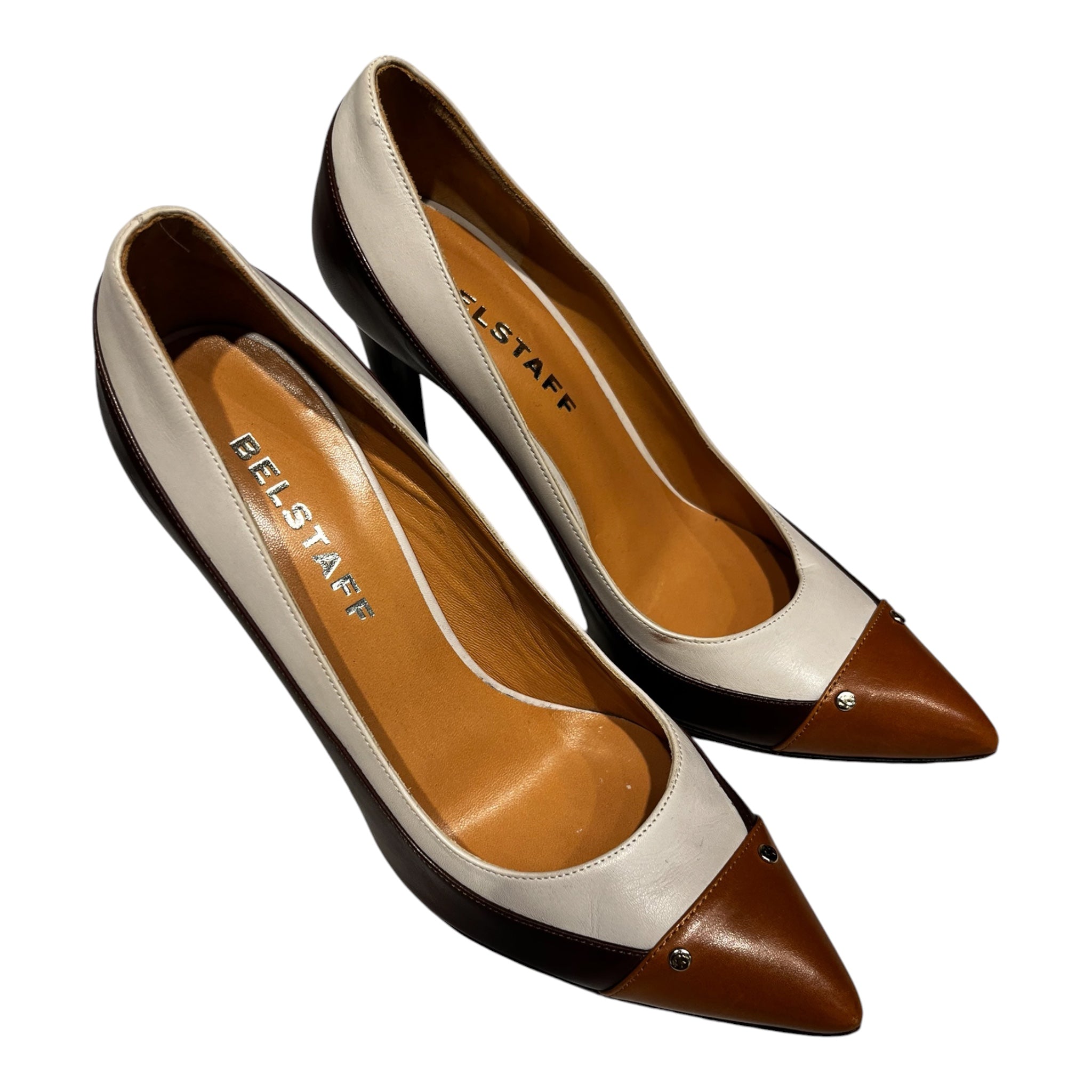 Belstaff/Heels/EU 37.5/Leatherw/BRW/chester high heel view 1