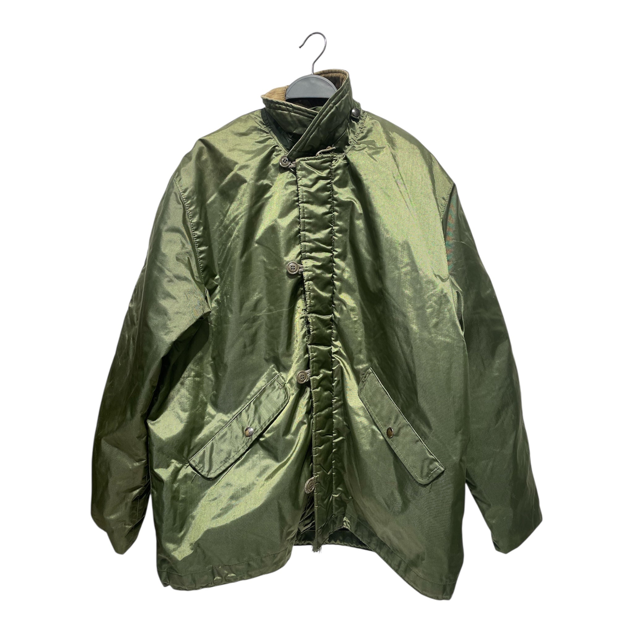 Vintage/Jacket/XL/Nylon/GRN/RIBBED COLLAR view 1