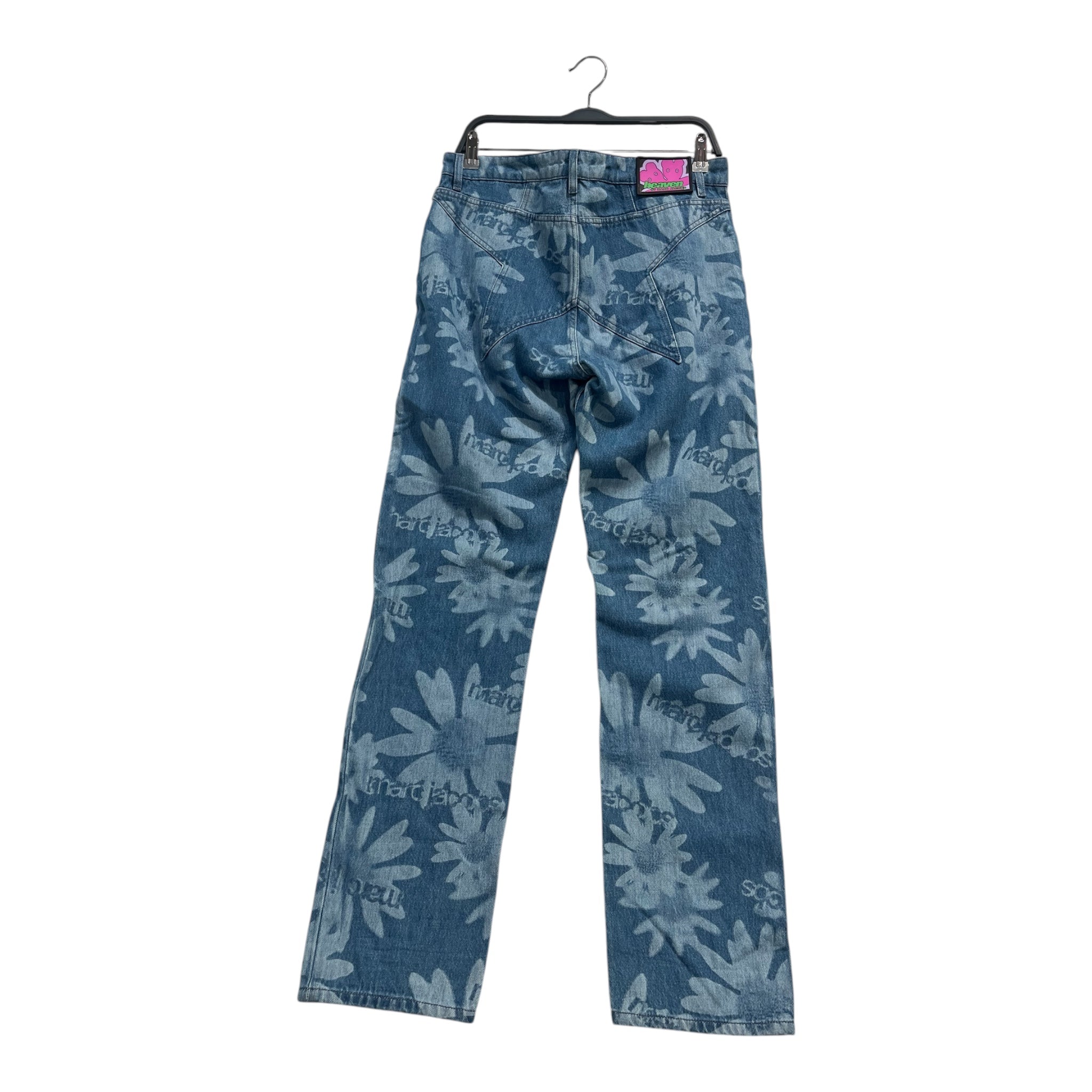 Heaven By Marc Jacobs/Bottoms/29/Floral Pattern/Cotton/BLU/BLUE FLORAL PATTERN JEANS view 2