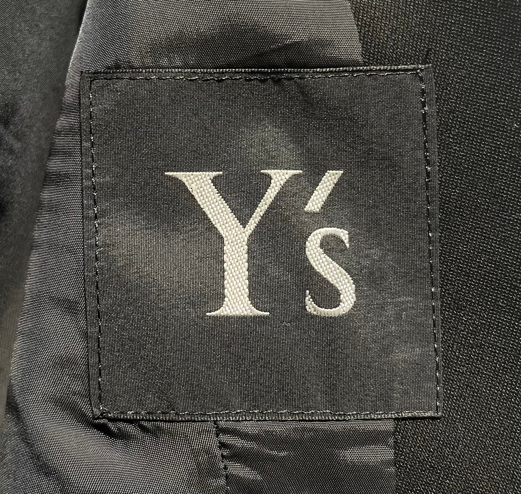 YOHJI YAMAMOTO/Peacoat/M/Wool/BLK/BLAZER WOOL BLEND view 3