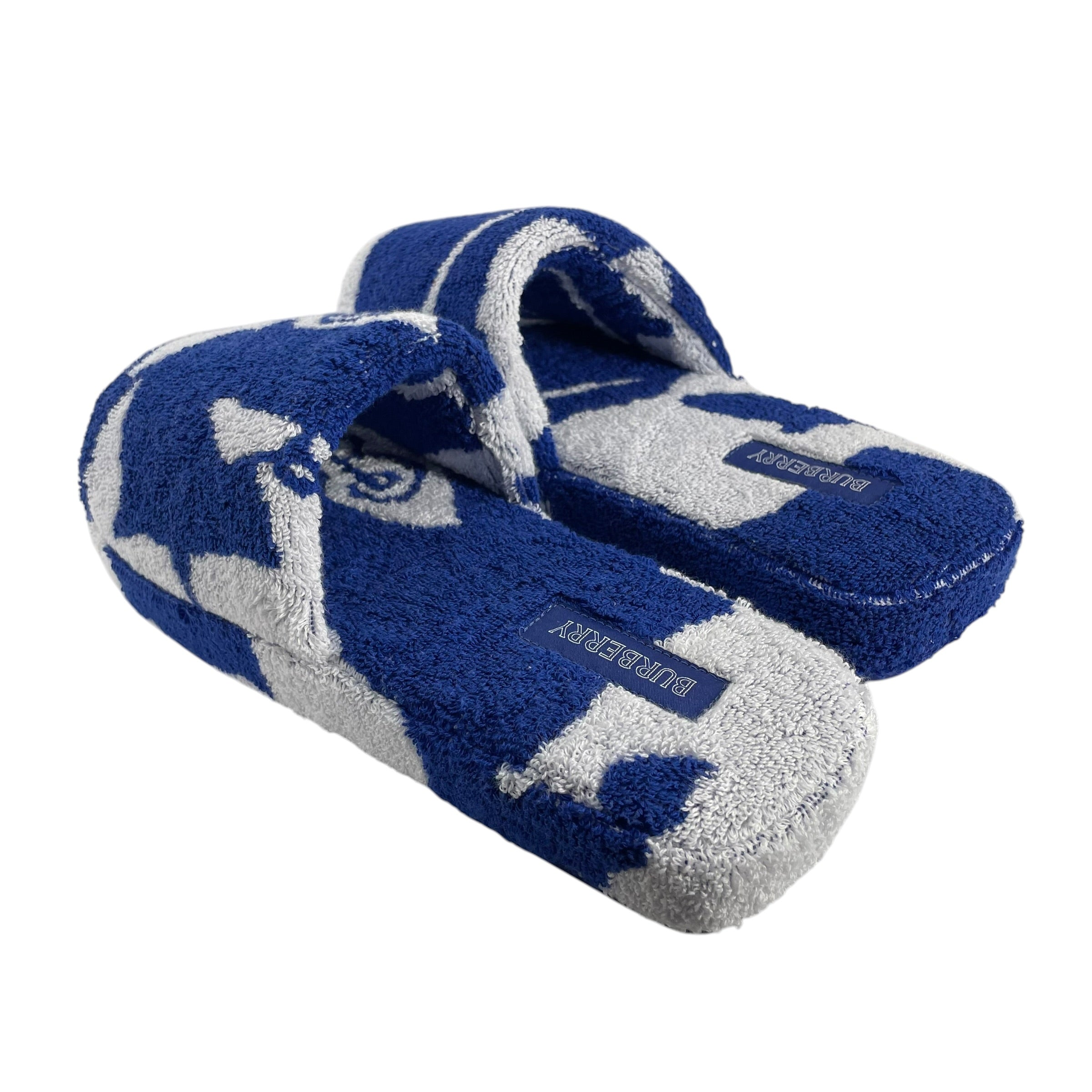 BURBERRY/Sandals/EU 41/All Over Print/Cotton/BLU/SNUG TOWELLING ABSTRACT view 2