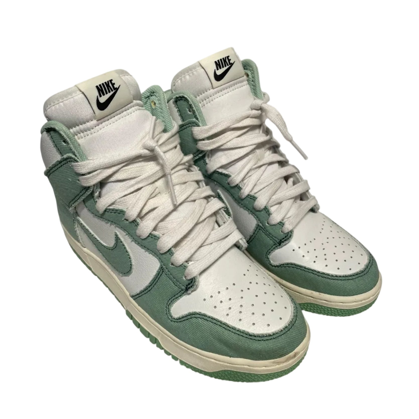 NIKE/DUNK HIGH/Low-Sneakers/US 7.5/Cotton/GRN/DV1143-300 view 1