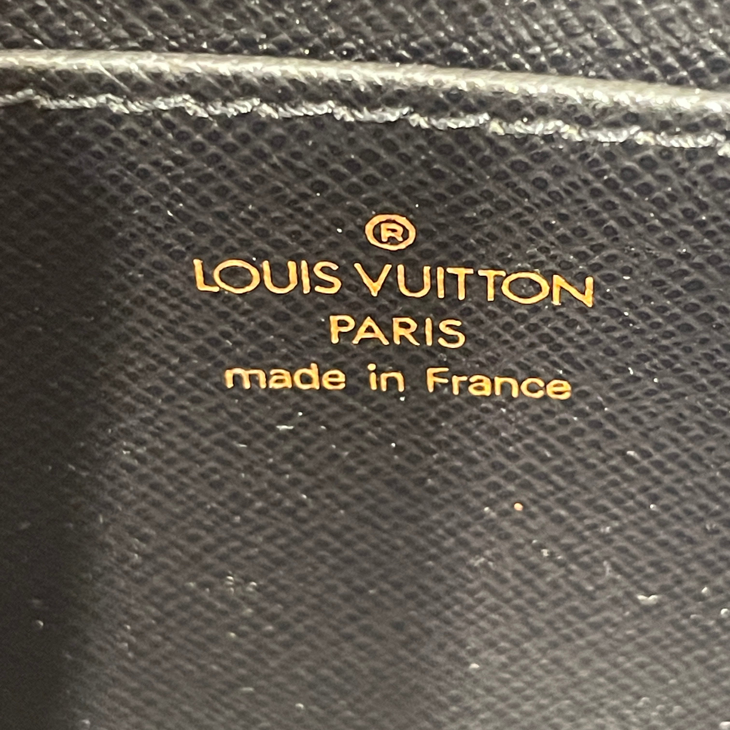 LOUIS VUITTON/Clutch Bag/Leather/BLK/Pochtte Homme view 3