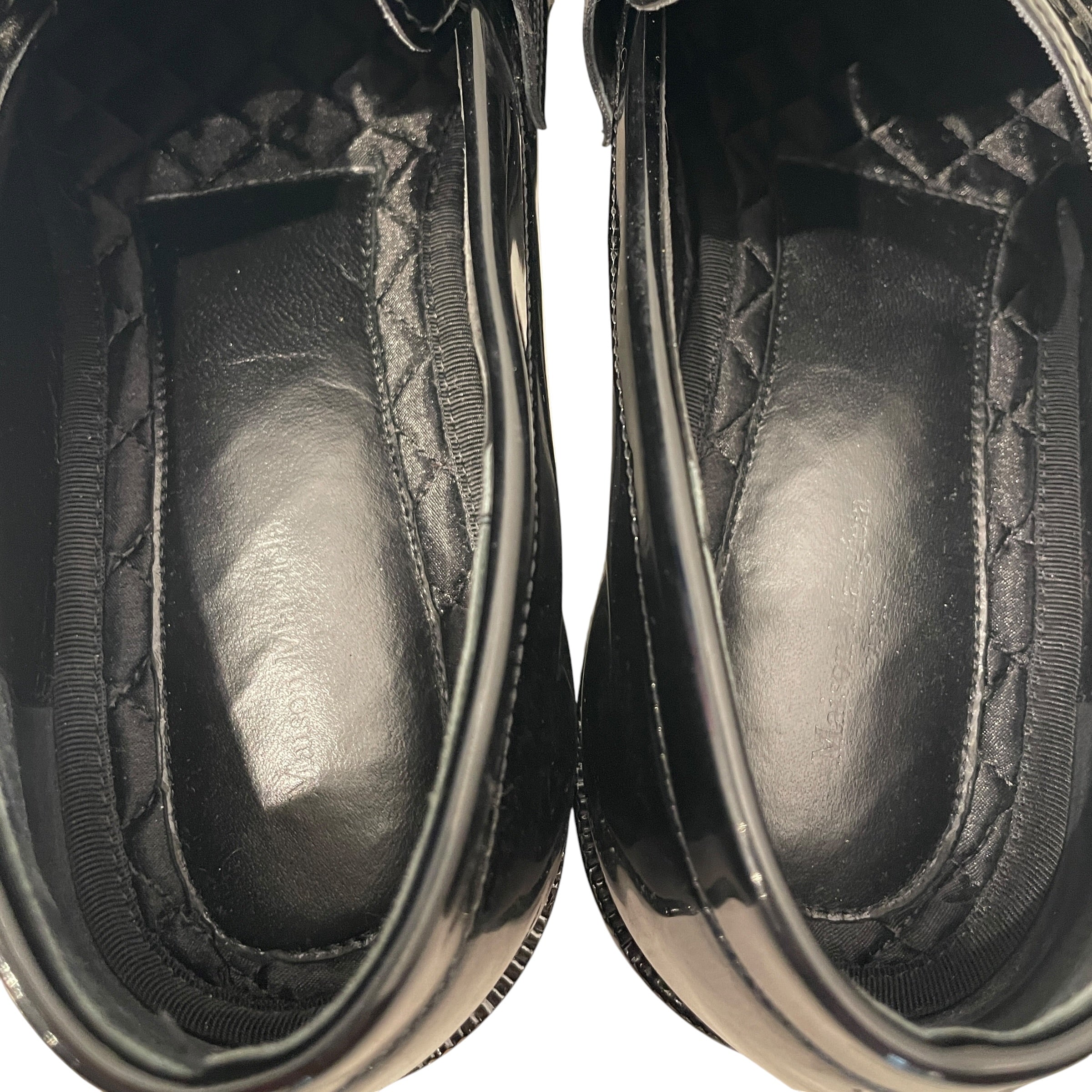 Maison Margiela/Loafers/EU 43/Leather/BLK/PATENT LEATHER W TASSEL view 3