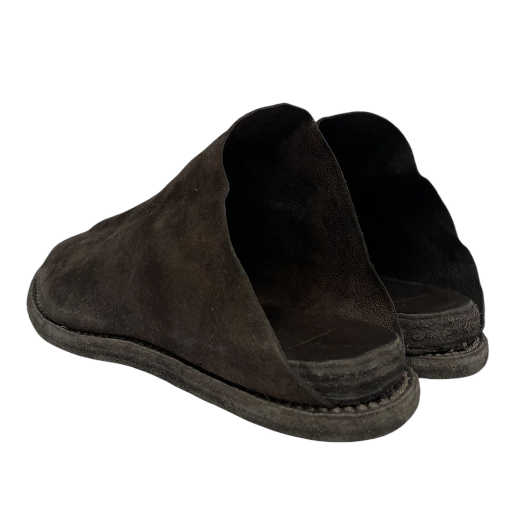 GUIDI/Loafers/EU 36/Suede/BRW/ONE-PIECE SUEDE SLIP-ON view 2