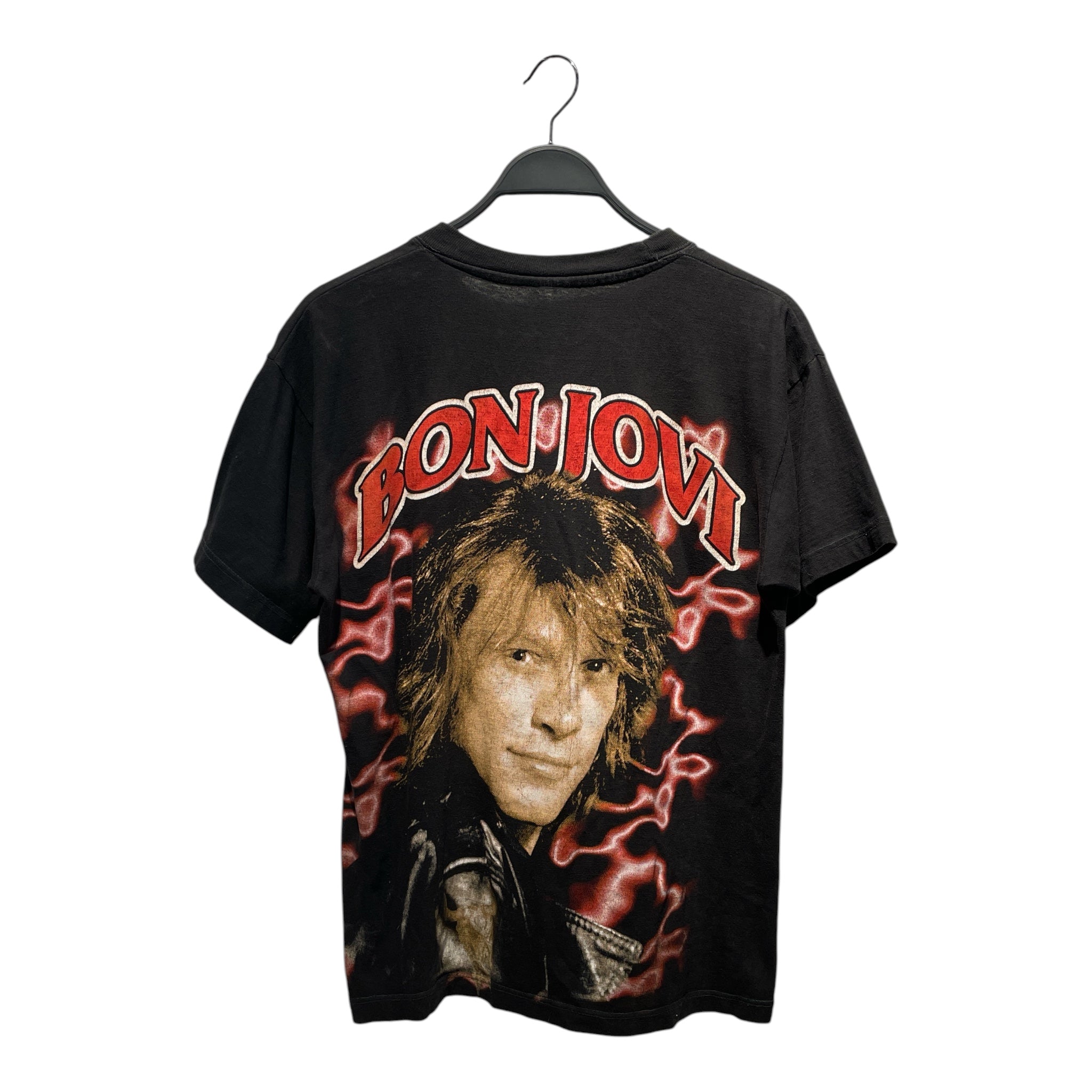 Vintage/T-Shirt/Cotton/BLK/Graphic/Bon Jovi view 2