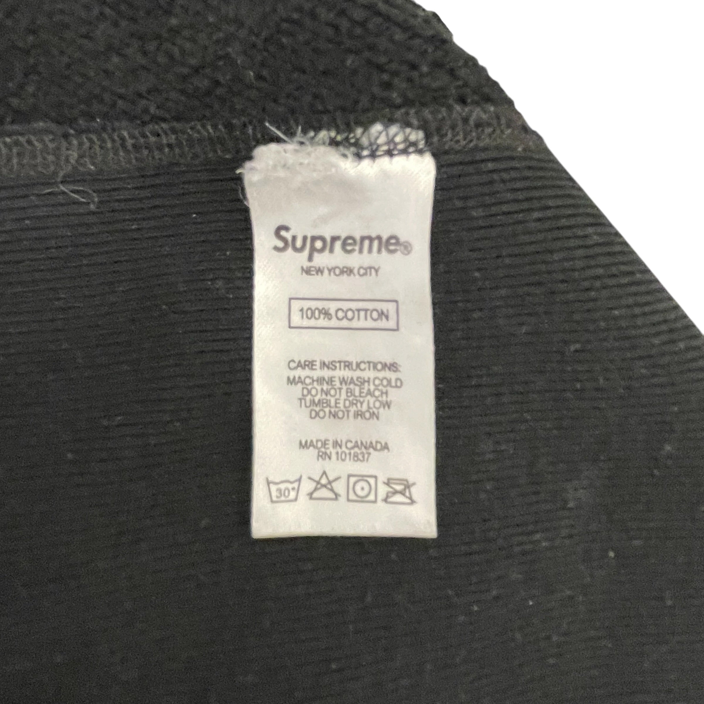 Supreme/COMME des GARCONS SHIRT/Hoodie/M/Graphic/Cotton/BLK/CDG SHIRT BOX LOGO view 4