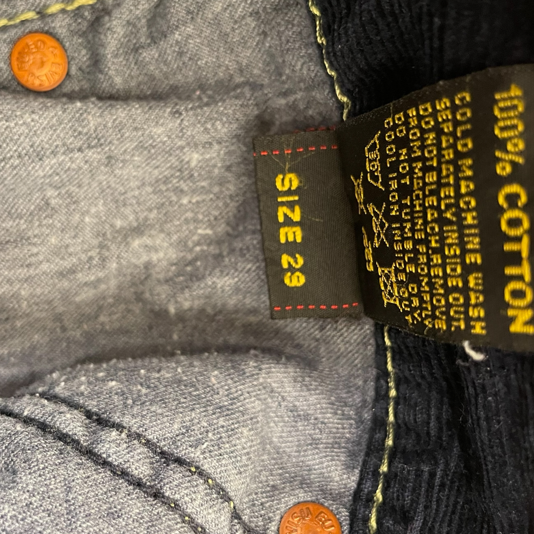 EVISU/Skirt/29/Corduroy/NVY/ view 3