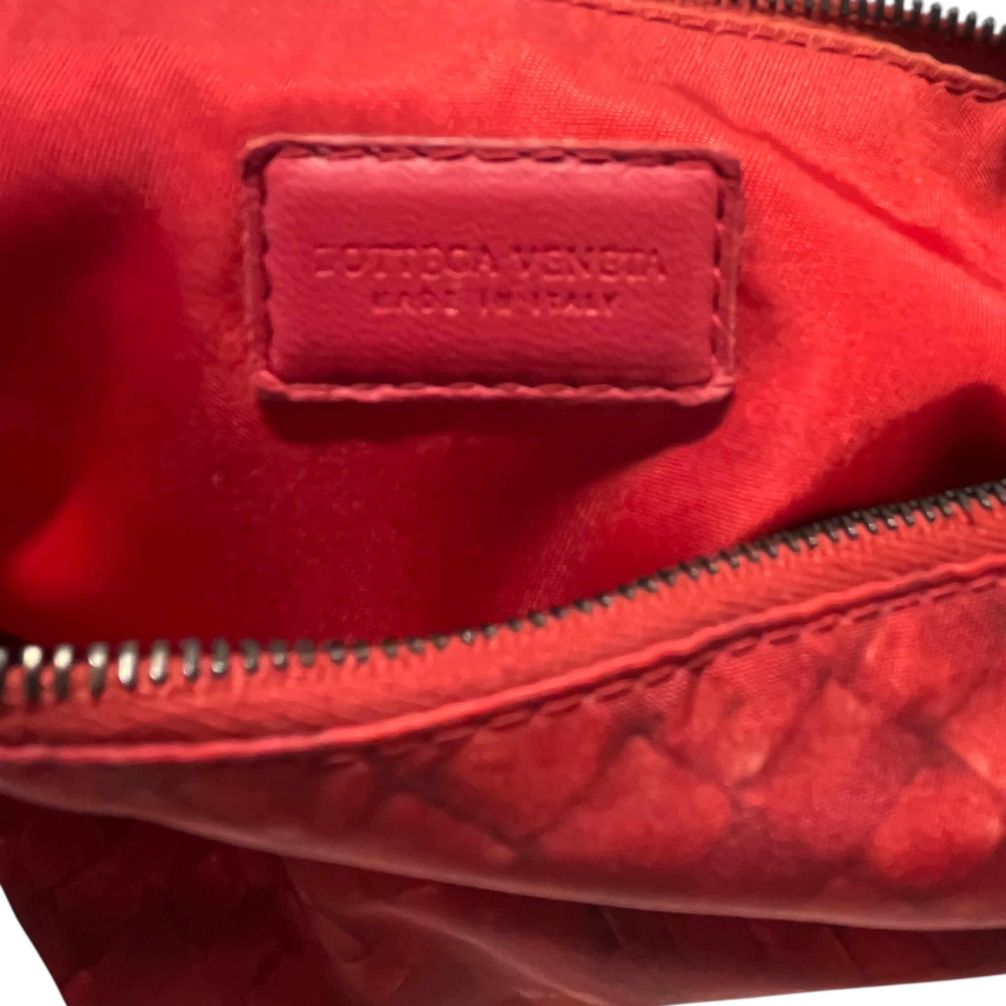 BOTTEGA VENETA/Pouch/All Over Print/Nylon/RED/INTERCCIOLUSION view 6