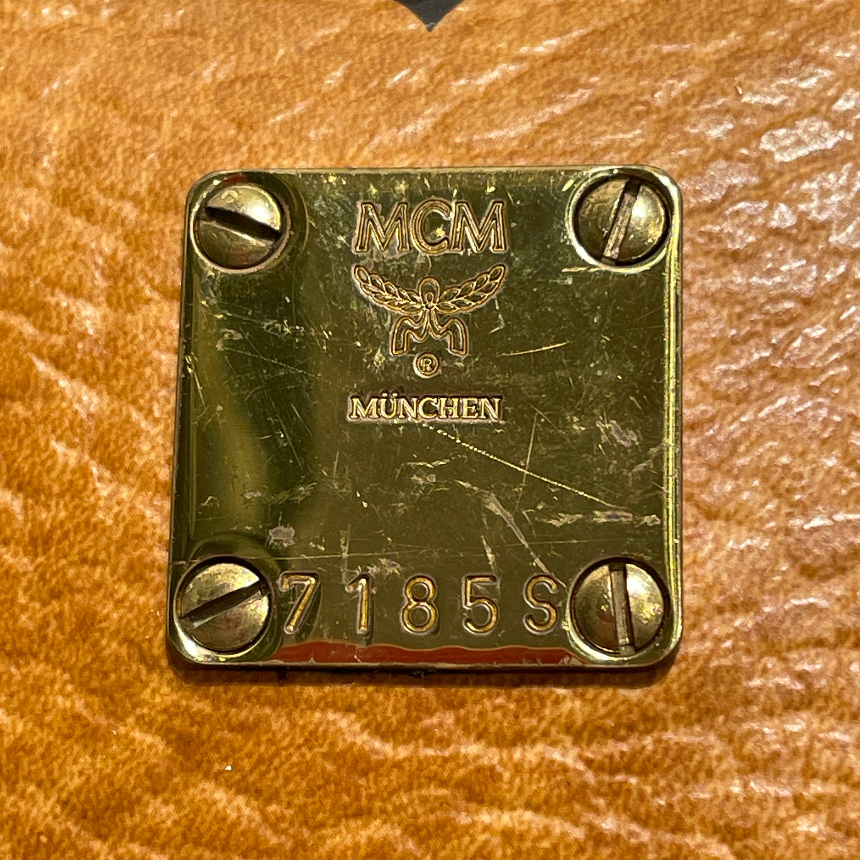 MCM/Hand Bag/Monogram/Leather/BRW/Cognac Visetos Boston Bag view 5