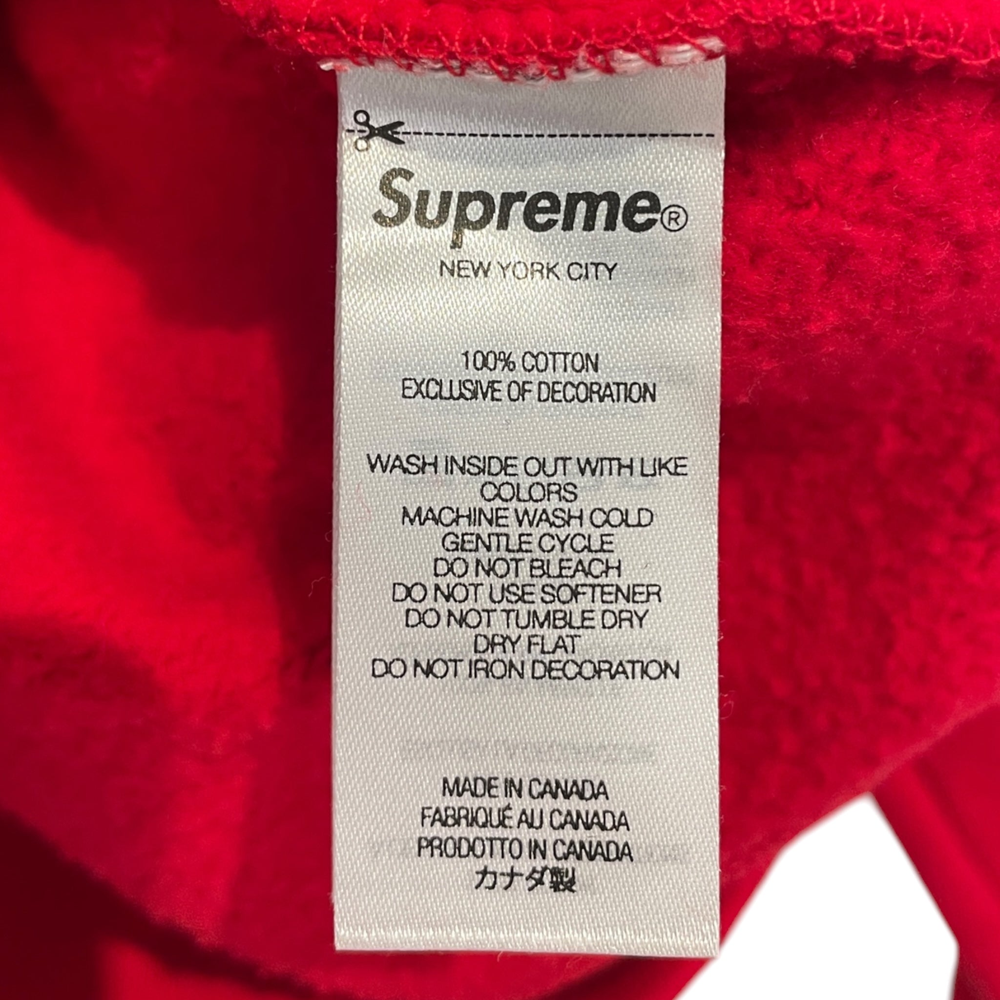 Supreme/Timberland/Hoodie/S/Cotton/RED/ view 4