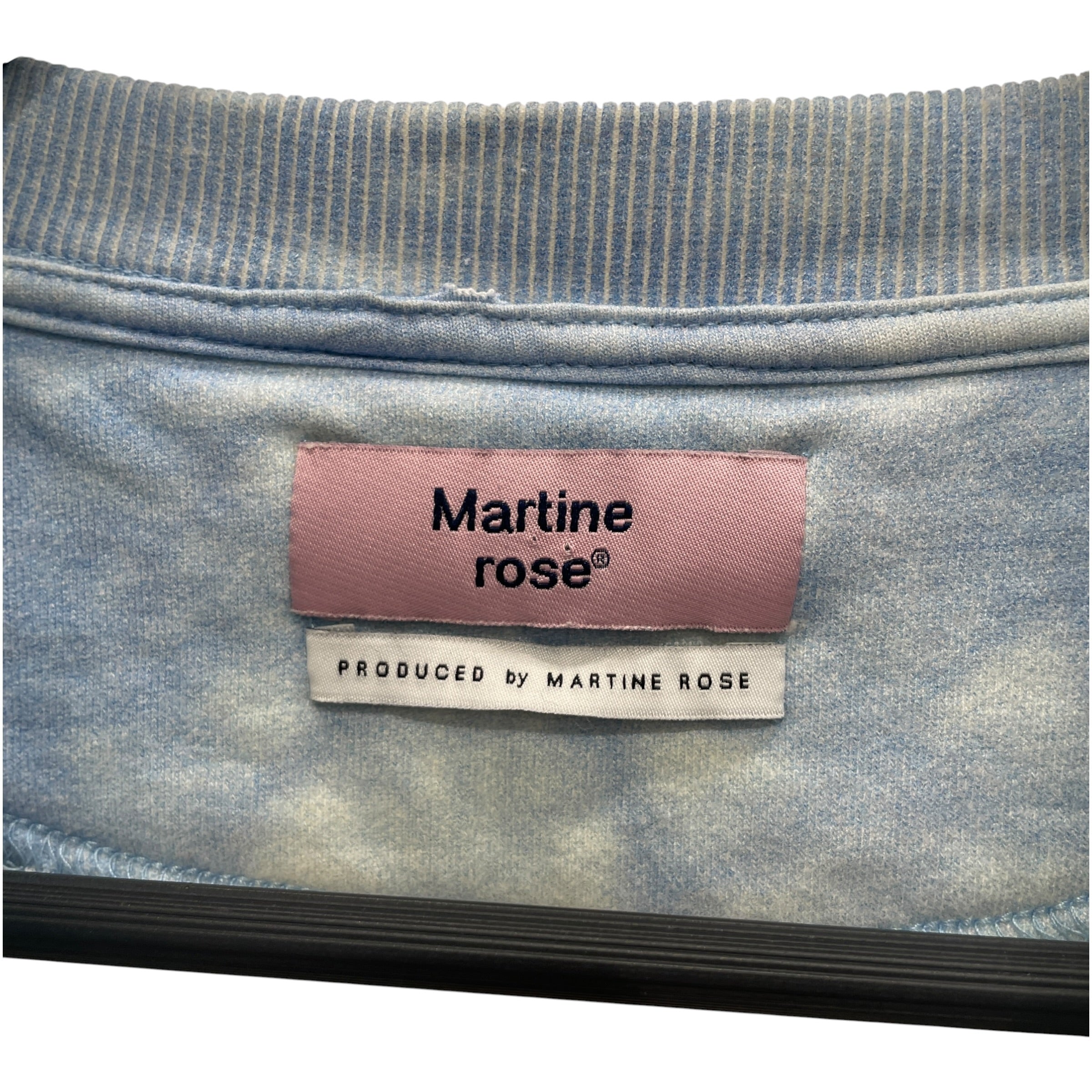 MARTINE ROSE/Sweatshirt/M/All Over Print/Cotton/BLU/UE TYE DYE view 3
