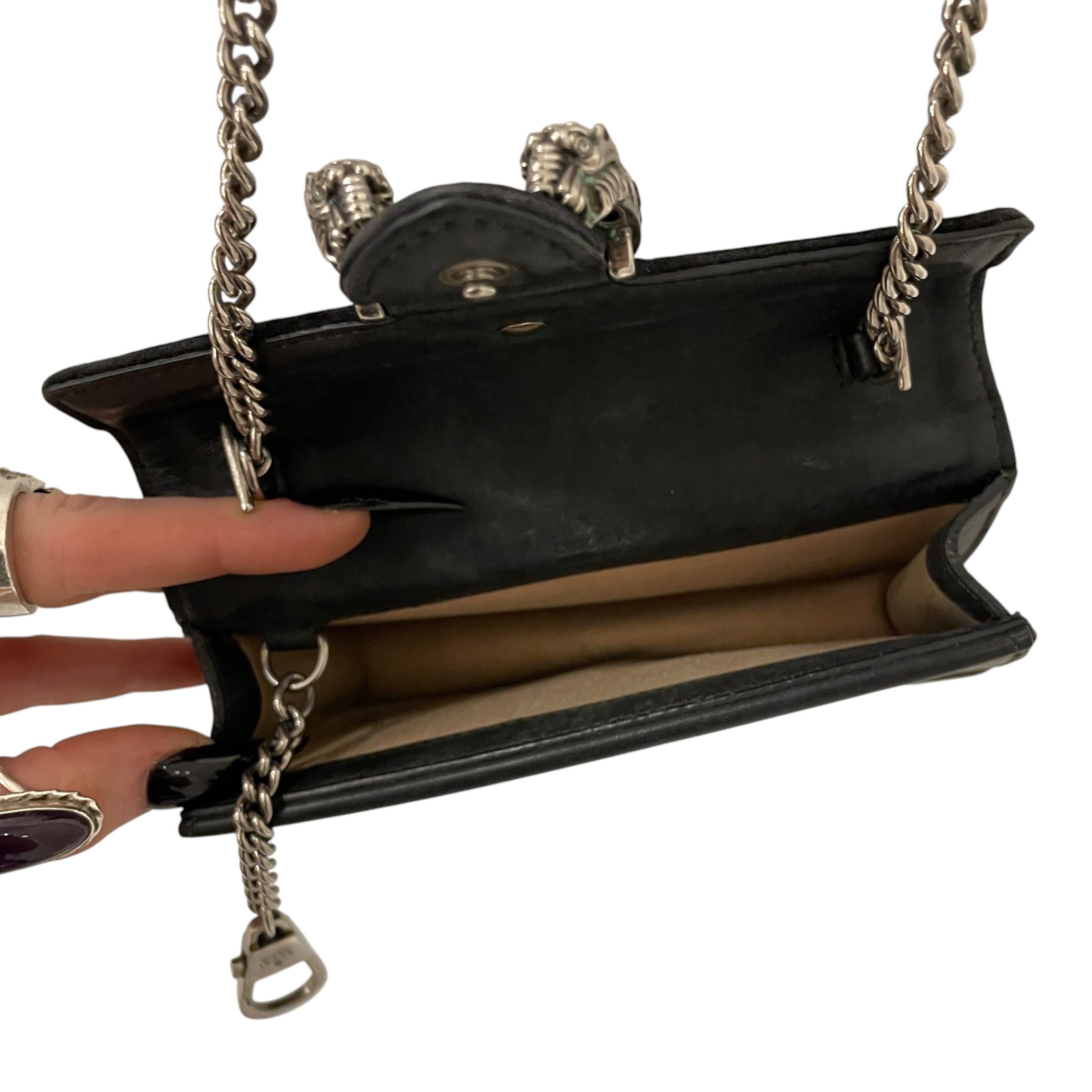 GUCCI/Cross Body Bag/Velour/BLK/MISSING STONES, TYVGXHX view 5