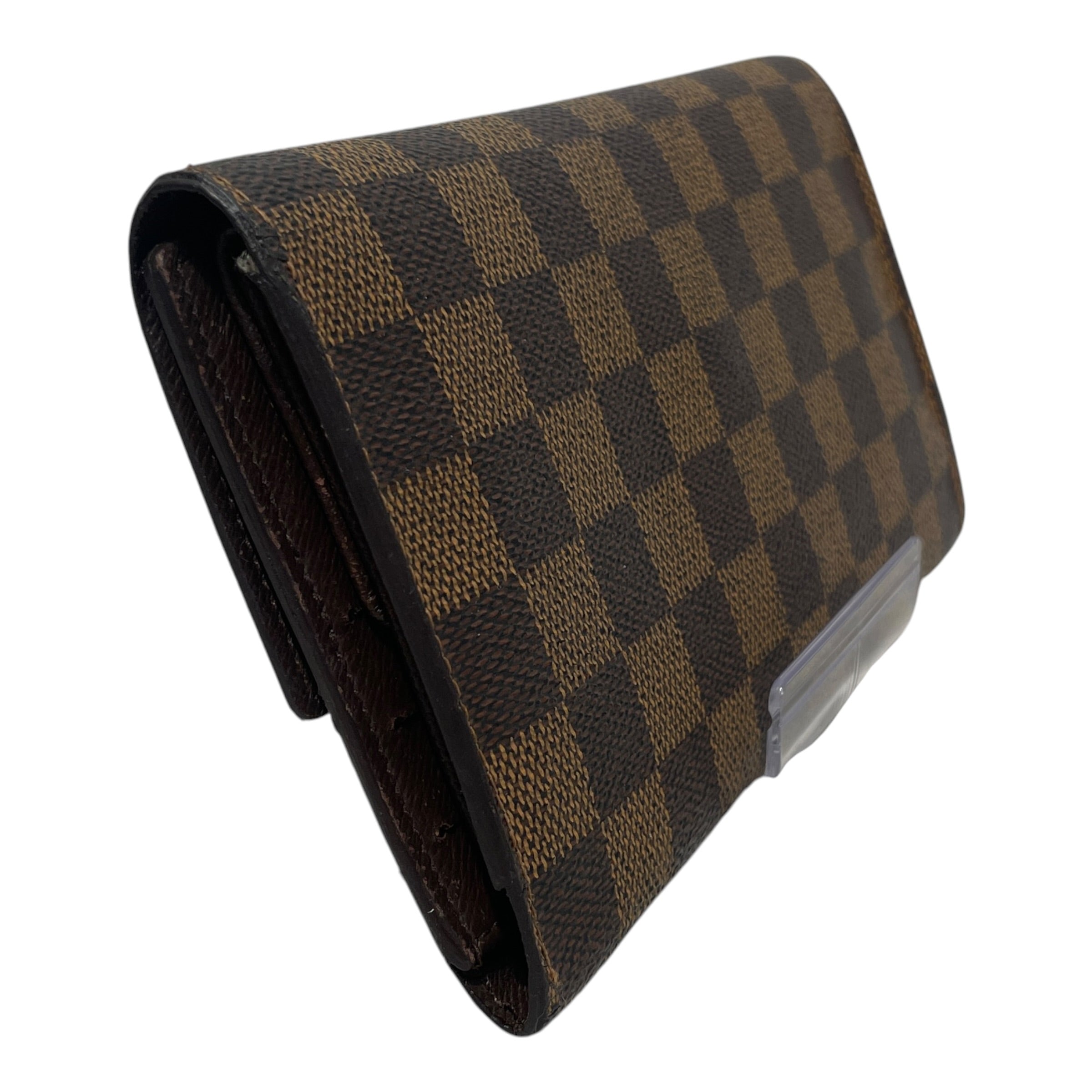 LOUIS VUITTON/Long Wallet/Monogram/Leather/BRW/L's/Damier Ebene Sarah Wallet view 2