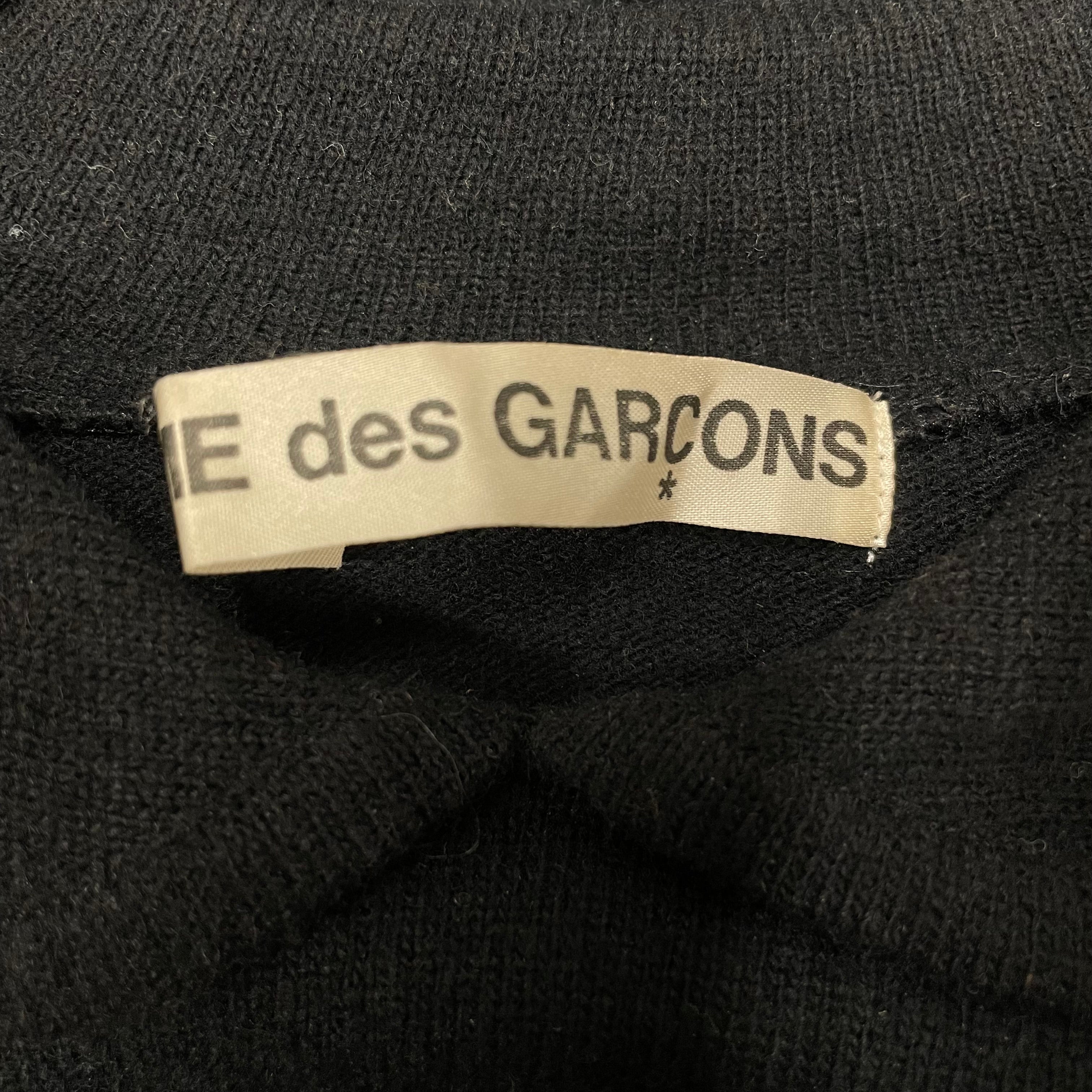 COMME des GARCONS/Sweater/Wool/BLK/COLLARED SWEATER view 4