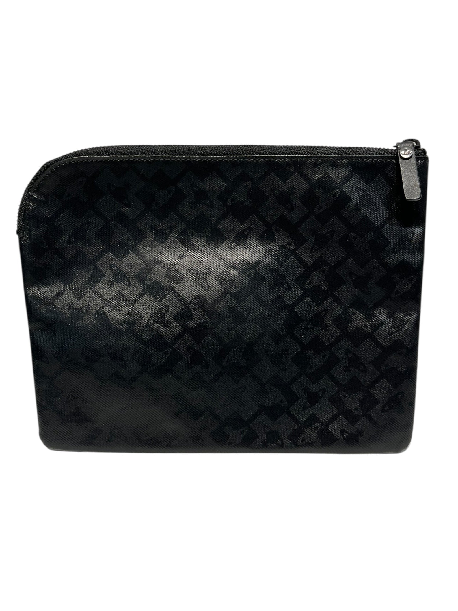 Vivienne Westwood/Pouch/Monogram/Leather/BLK/ORB LOGO ALL  OVER view 2