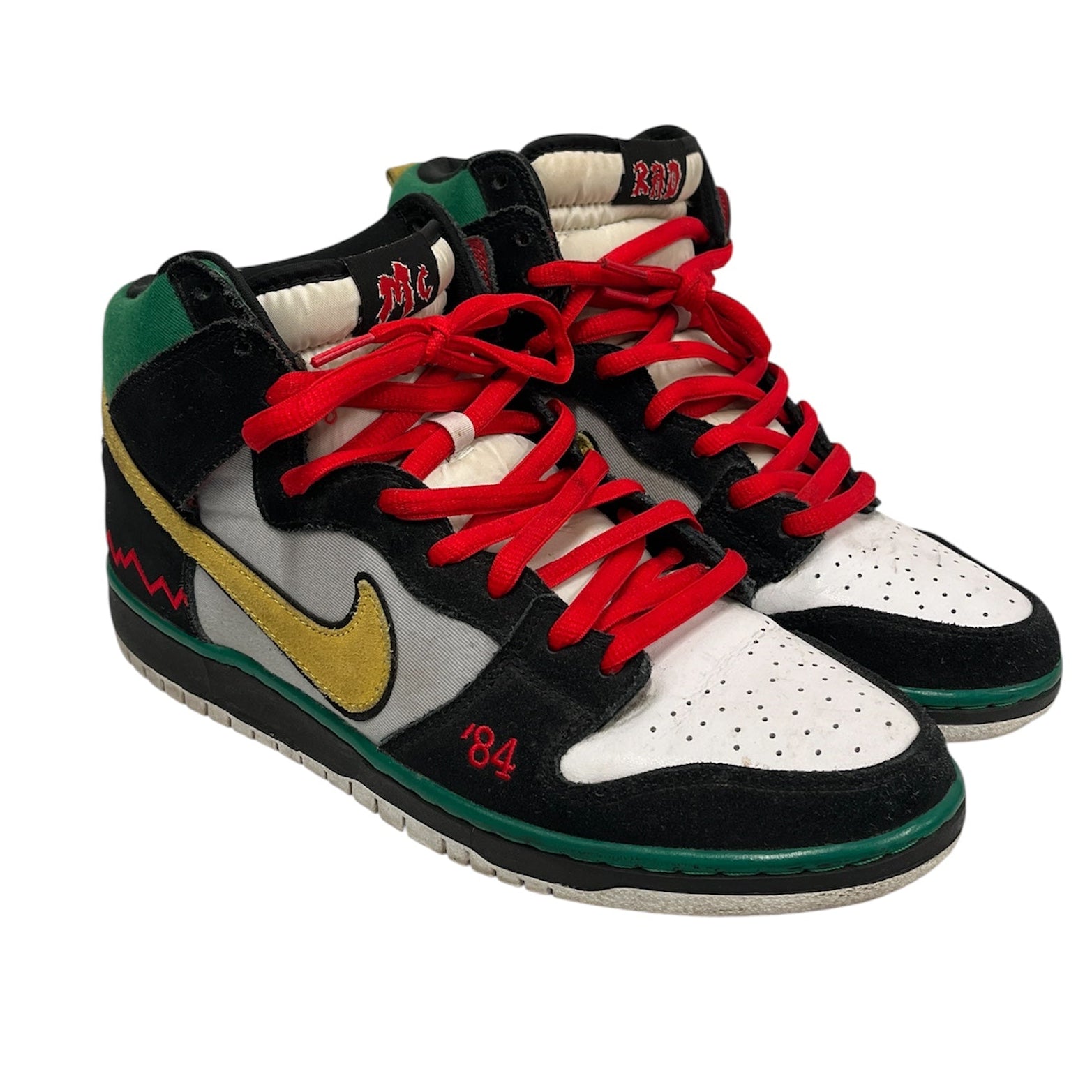 NIKE SB/Hi-Sneakers/US 12/Leather/GRN/554673-001 view 1
