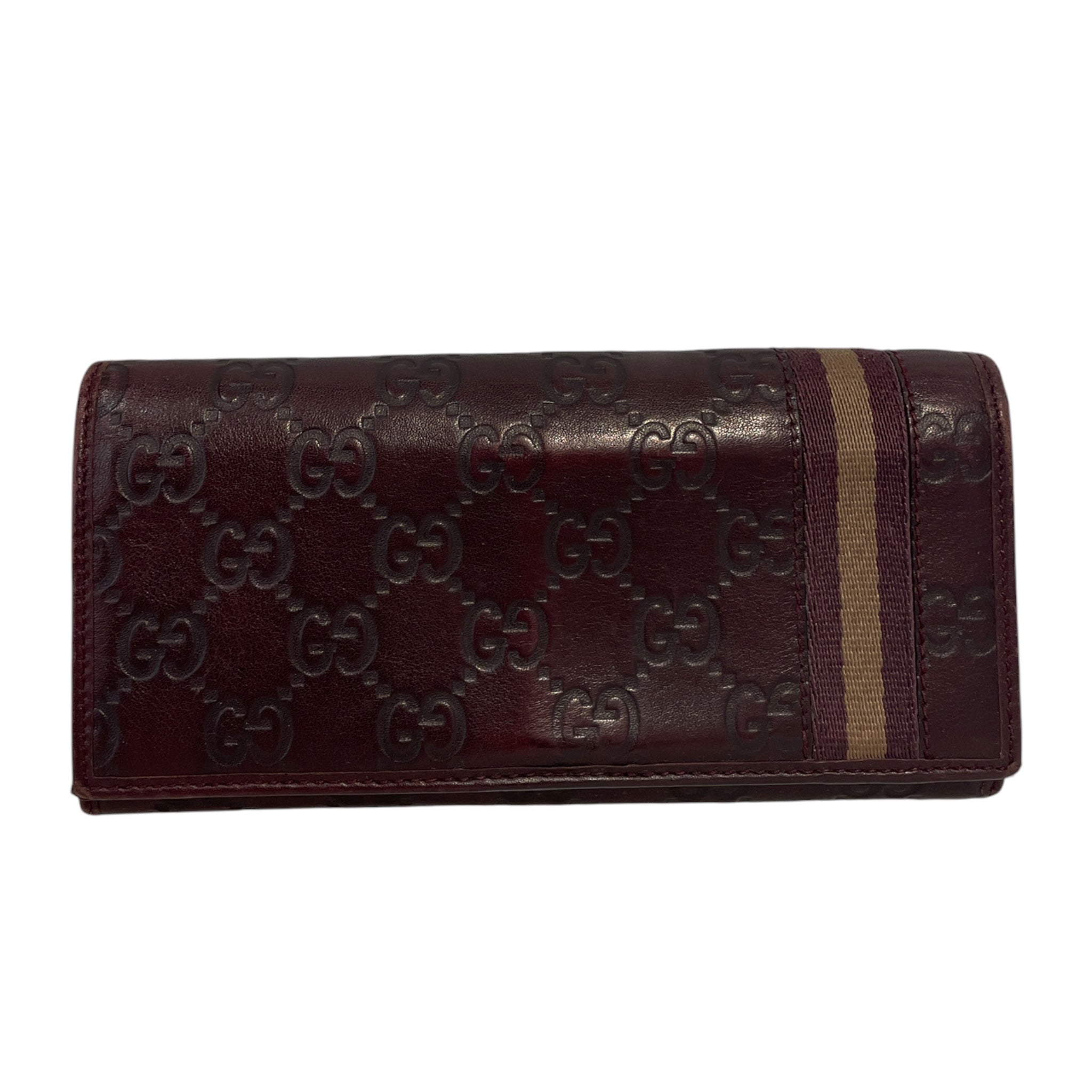 GUCCI/Long Wallet/Monogram/Leather/BRD/M's/Y6GVKH view 1
