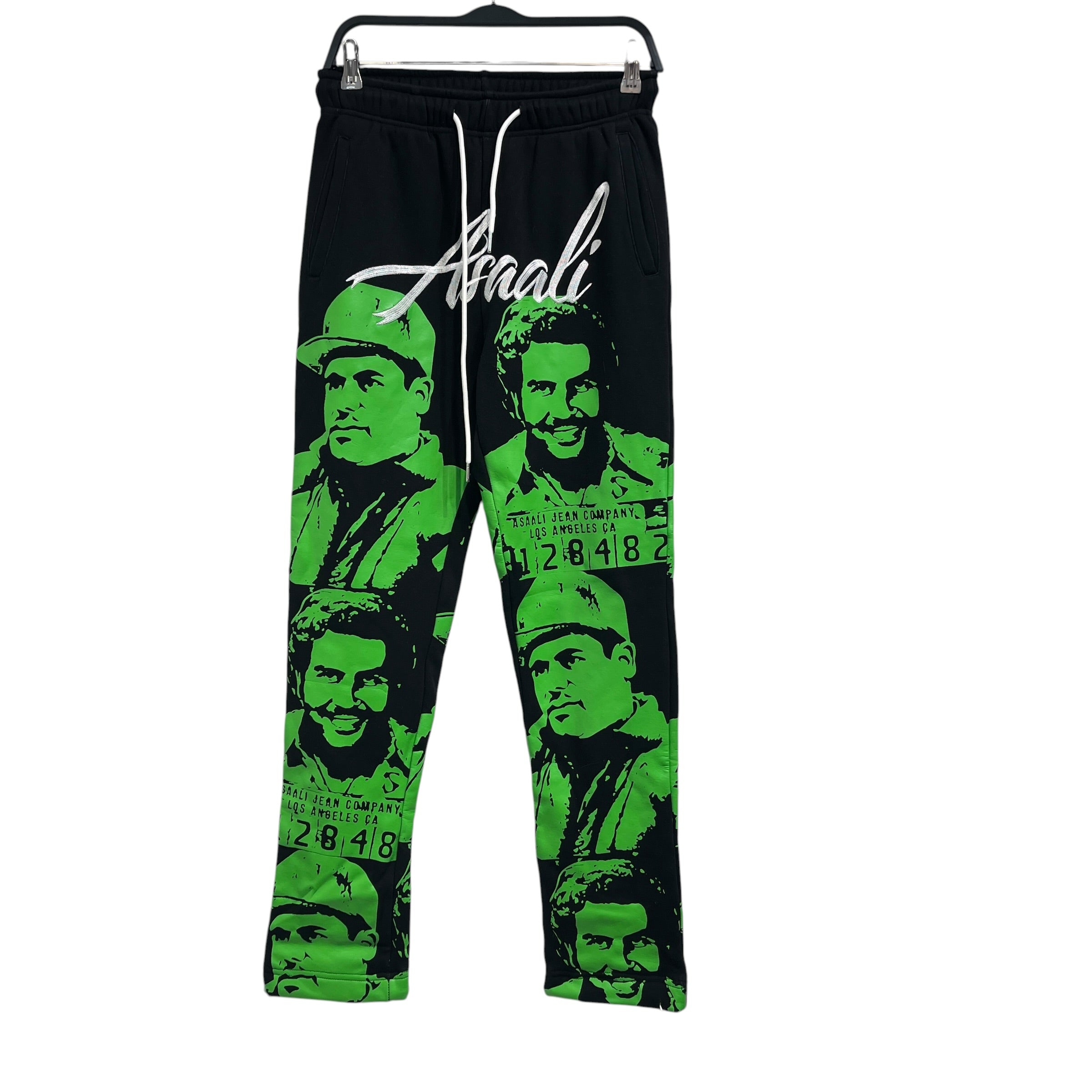 Asaali Jeans Co/Pants/M/Cotton/BLK/All Over Print/ view 1