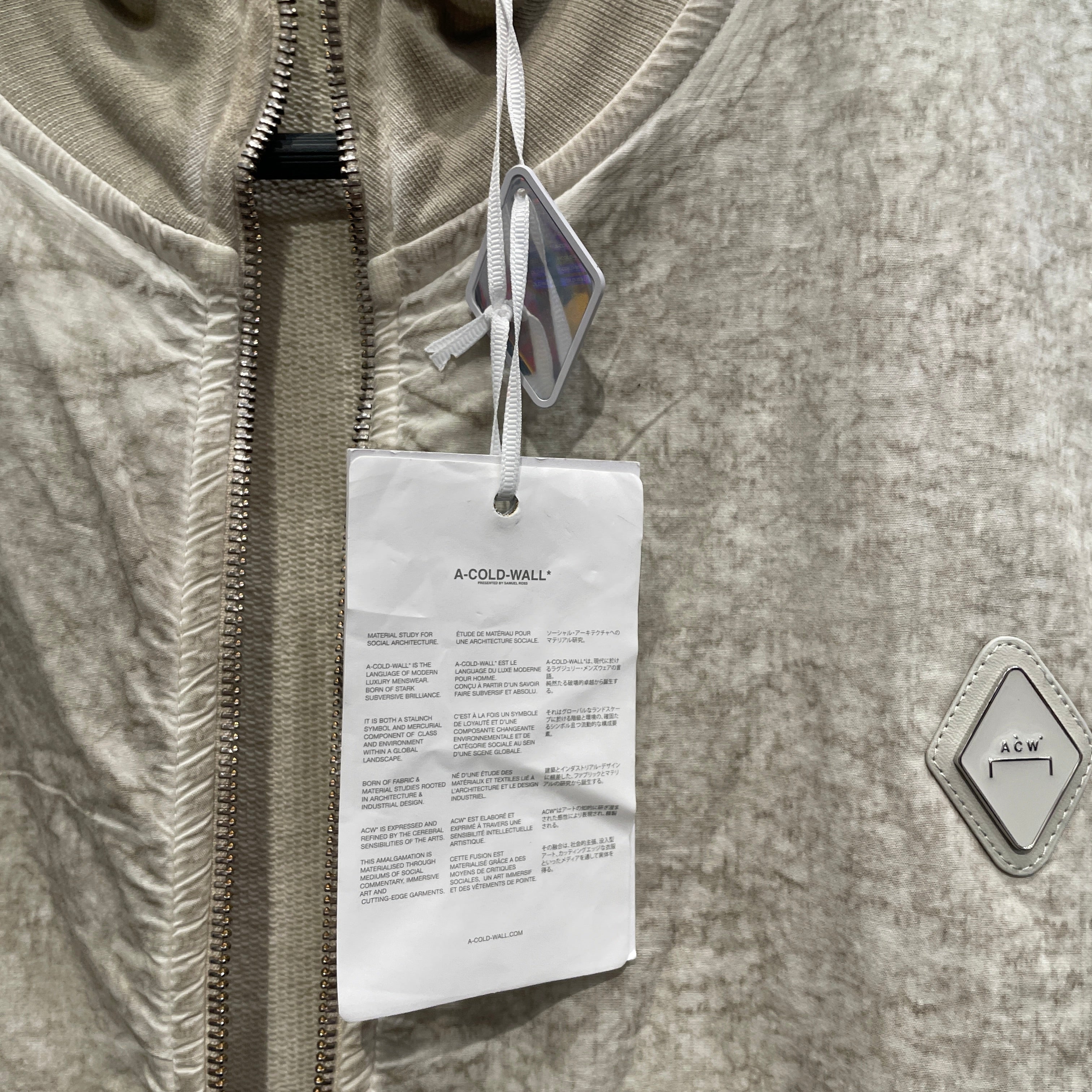 A-COLD-WALL/Jacket/S/Cotton/KHK/DBL LAYER ZIP POCKET JACKET view 6
