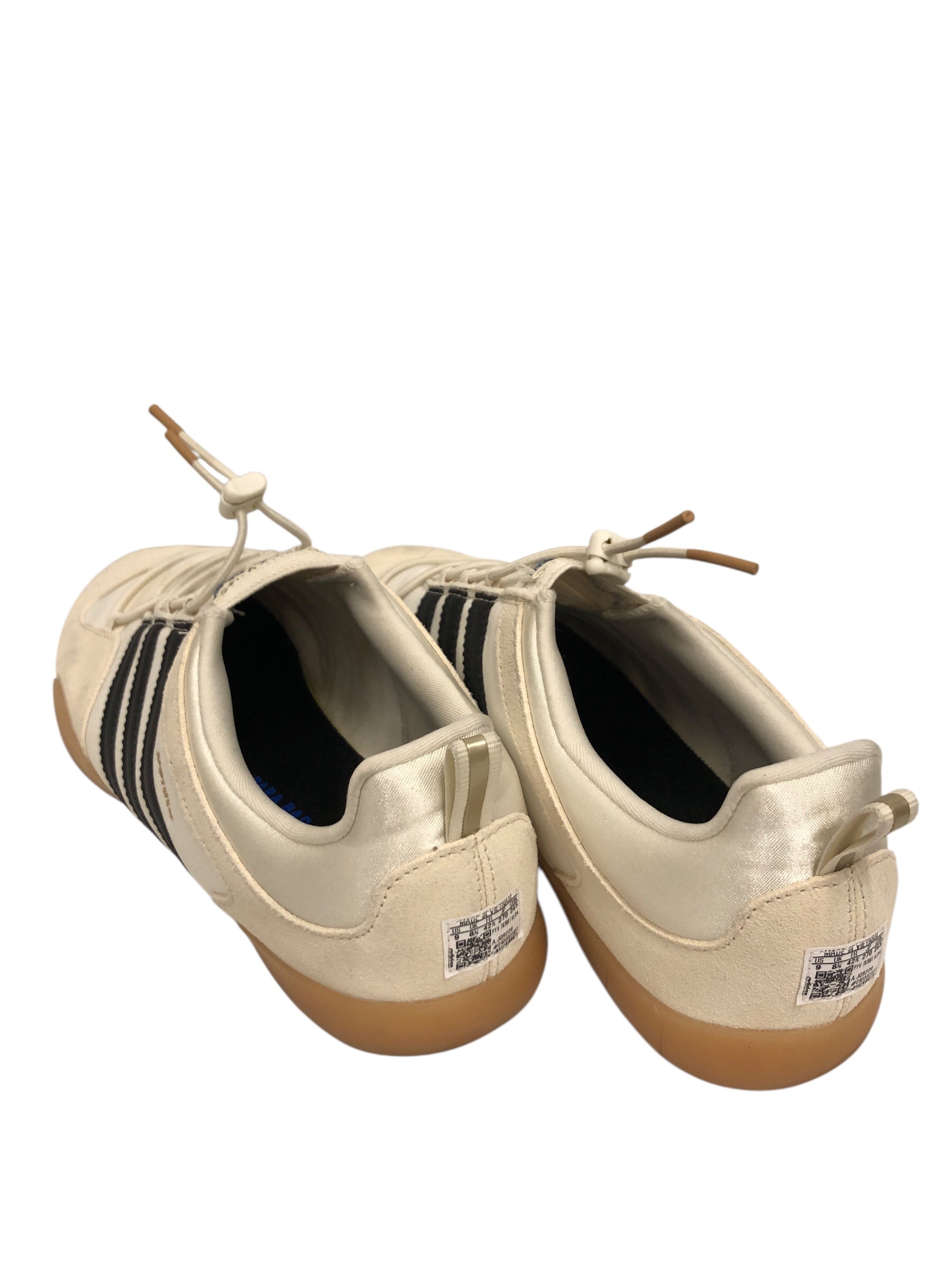 adidas/Low-Sneakers/US 9.5/Stripe/Polyester/WHT/Benito view 2