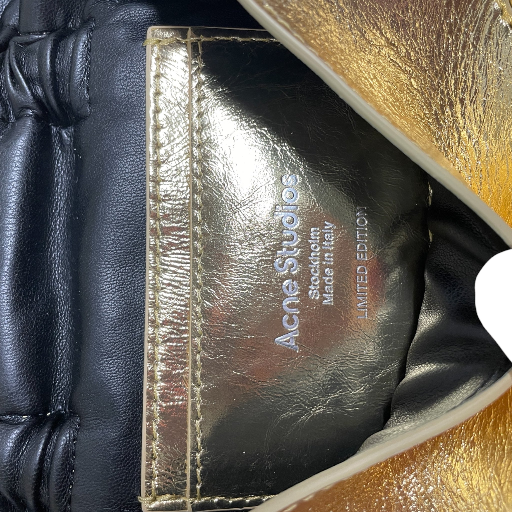 Acne Studios/Bag/Leather/GLD/MULTI POCKET HEART CHARM view 5