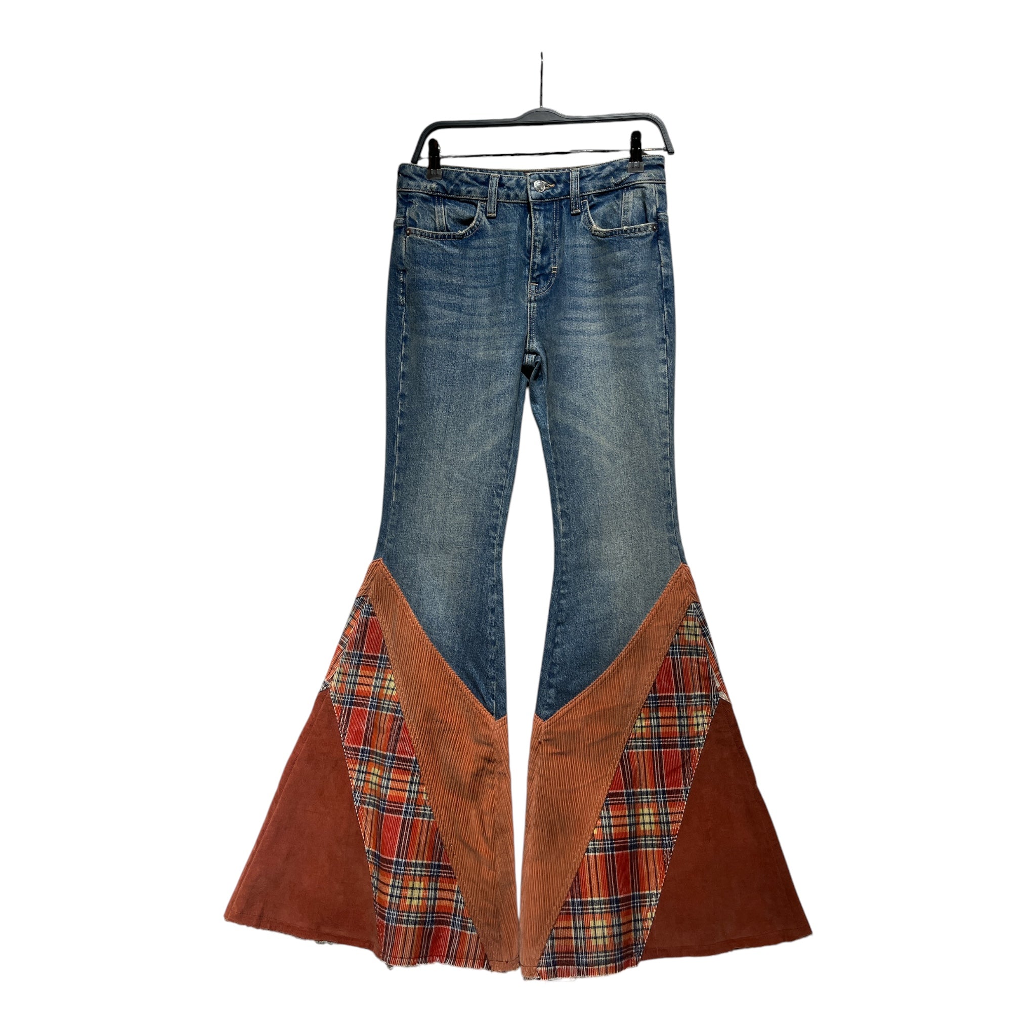 Free People/Bootcut Pants/26/Denim/IDG/CORDUROY PATCHWORK view 1