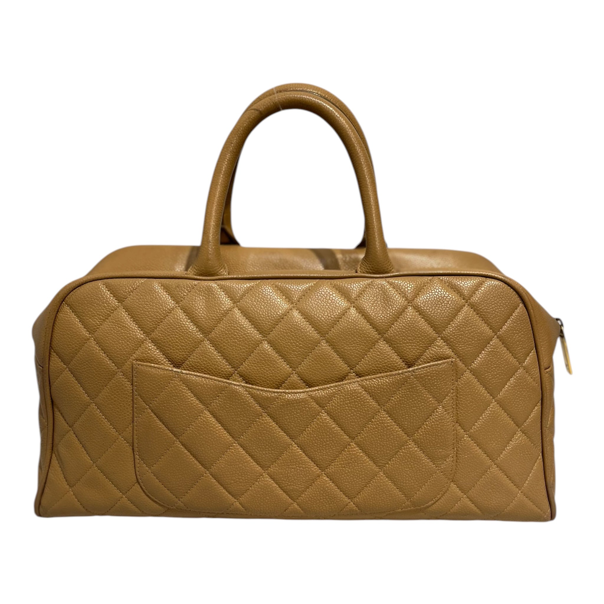 CHANEL/Hand Bag/Leather/CML/CAVIAR-BOWLER BAG view 2