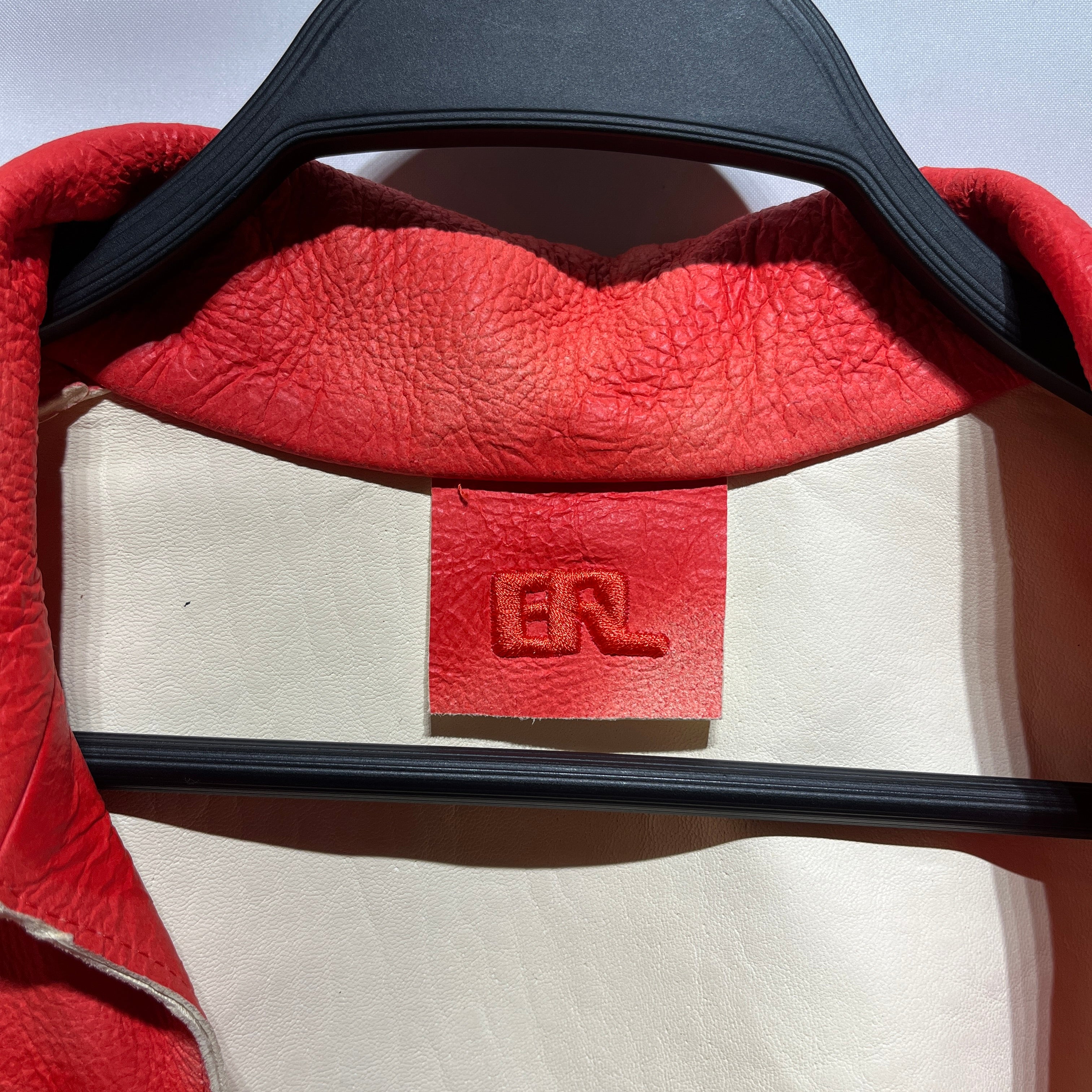 ERL/Leather Jkt/M/Leather/RED/ view 4