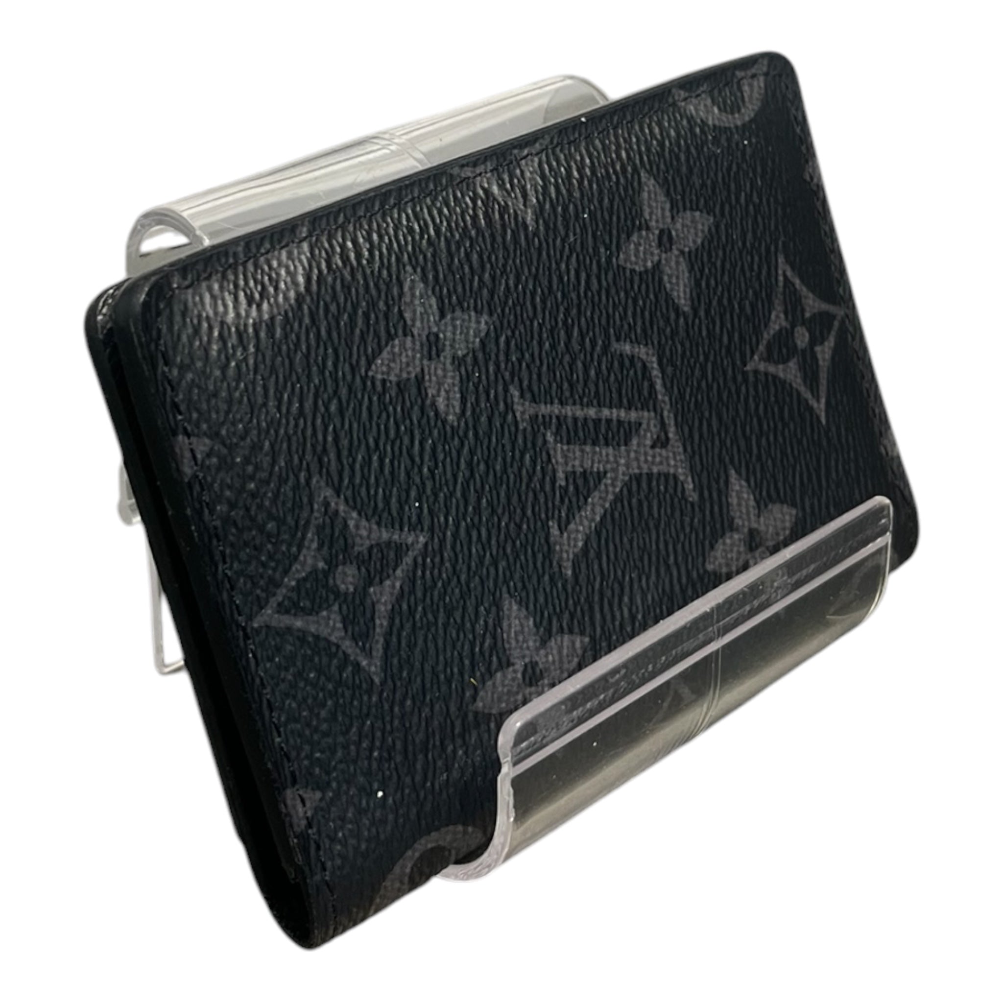 LOUIS VUITTON/Wallet/Monogram/Leather/BLK/M's/MONOGRAM CARD HOLDER view 3
