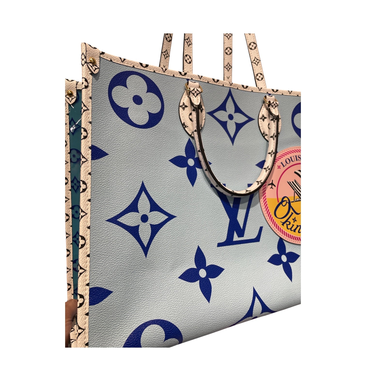 LOUIS VUITTON/Tote Bag/Monogram/BLU/Okinawa FL1139 view 6