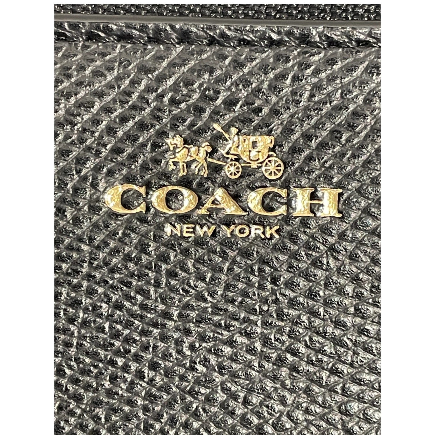 COACH/Coin Wallet/Leather/BLK/L's/ view 4