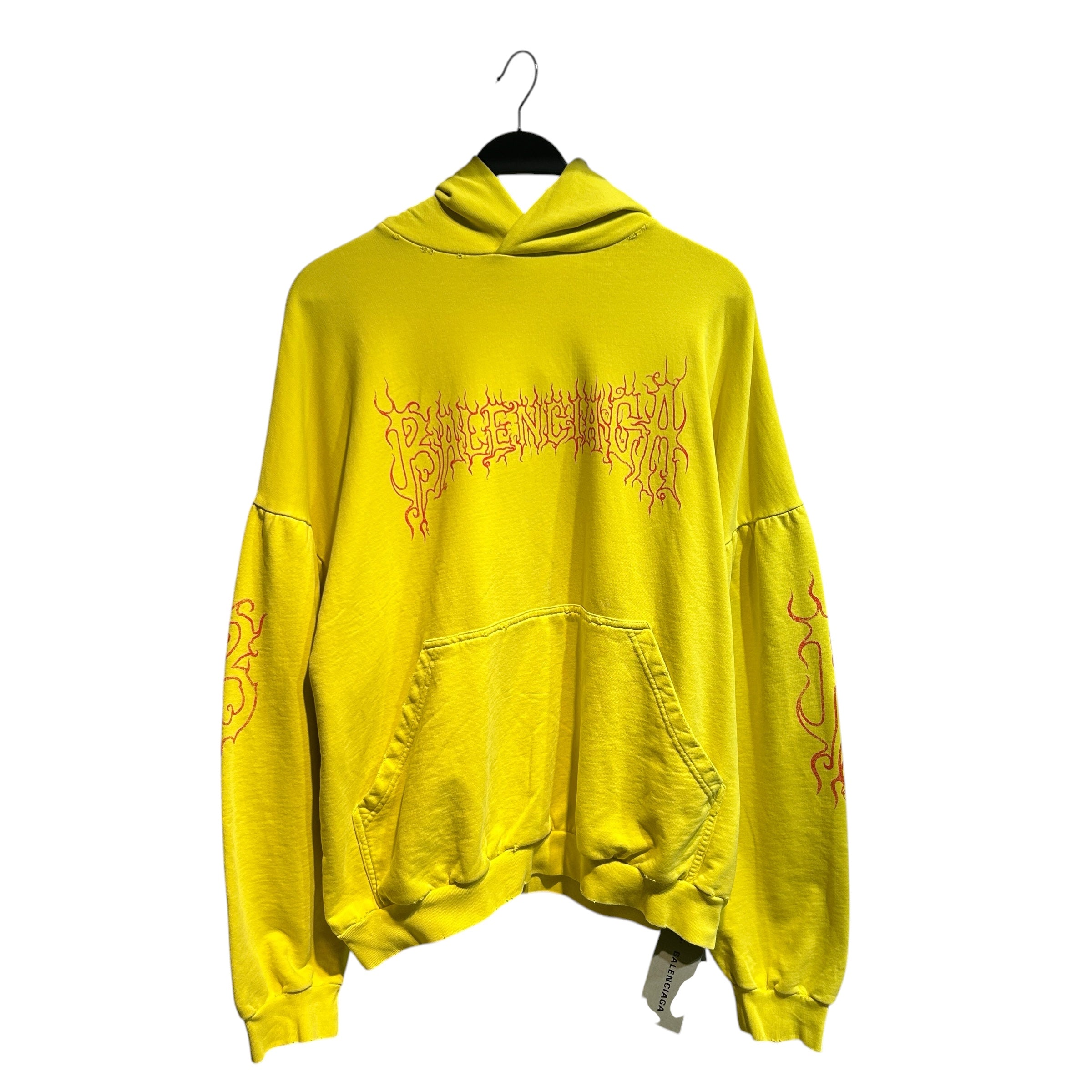BALENCIAGA/Hoodie/2/Graphic/Cotton/YEL/darkwave hoodie view 1