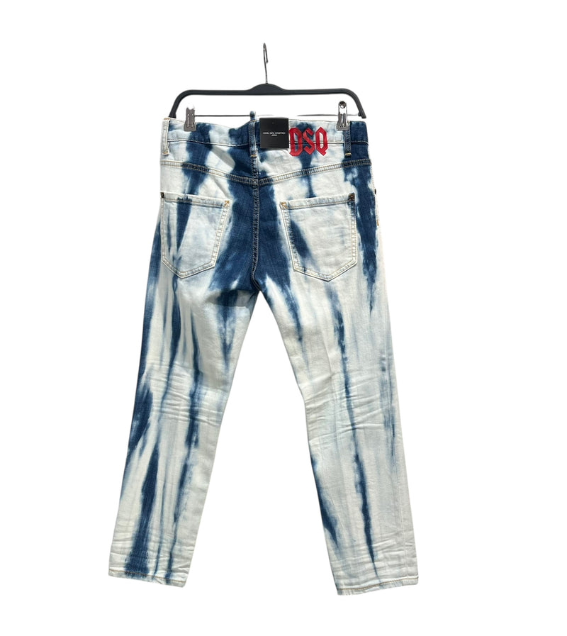 DSQUARED2/Skinny Pants/38/Denim/BLU/bleach wash