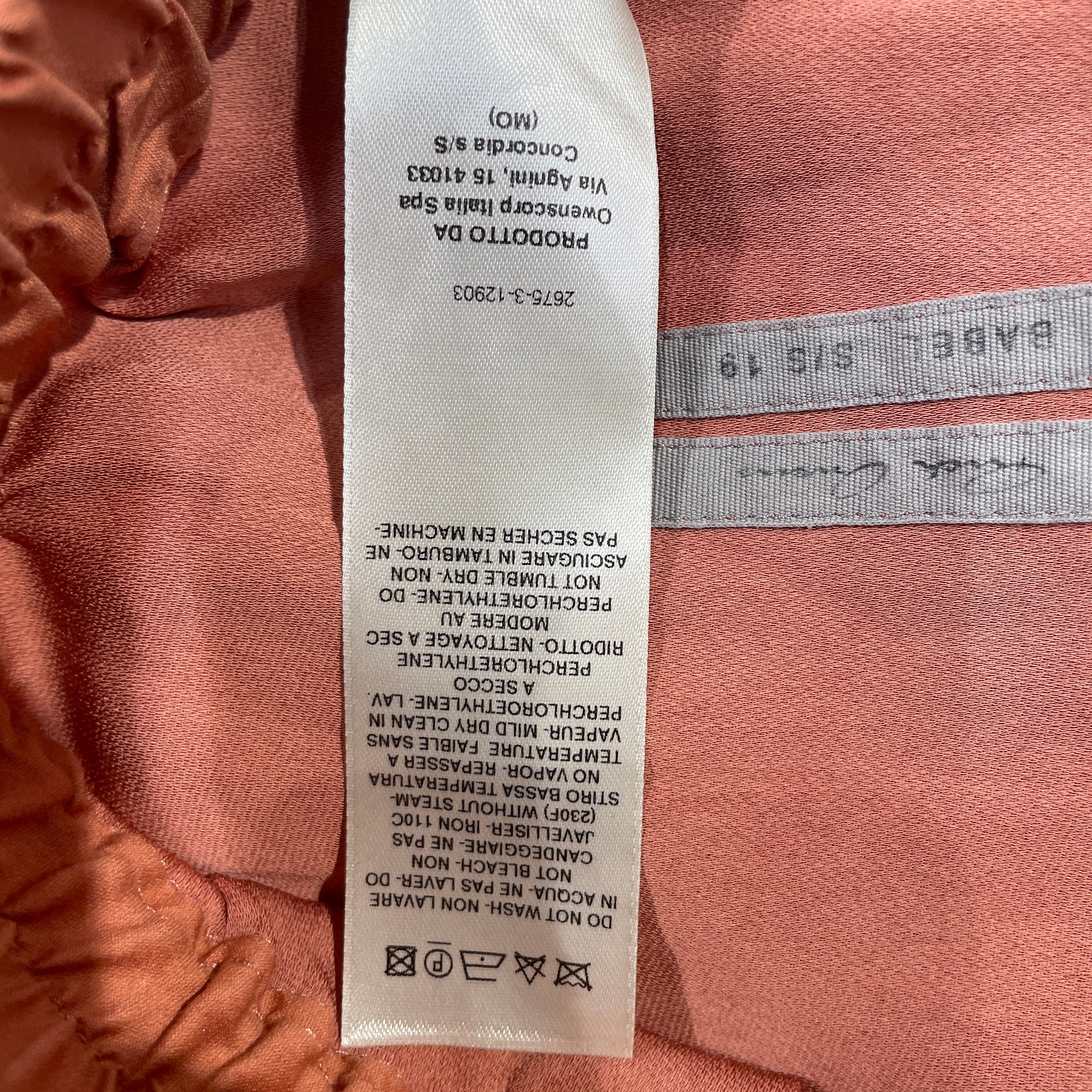 Rick Owens/Long Skirt/40/Polyester/ORN/BABEL S/S 19 VISCOSE view 4