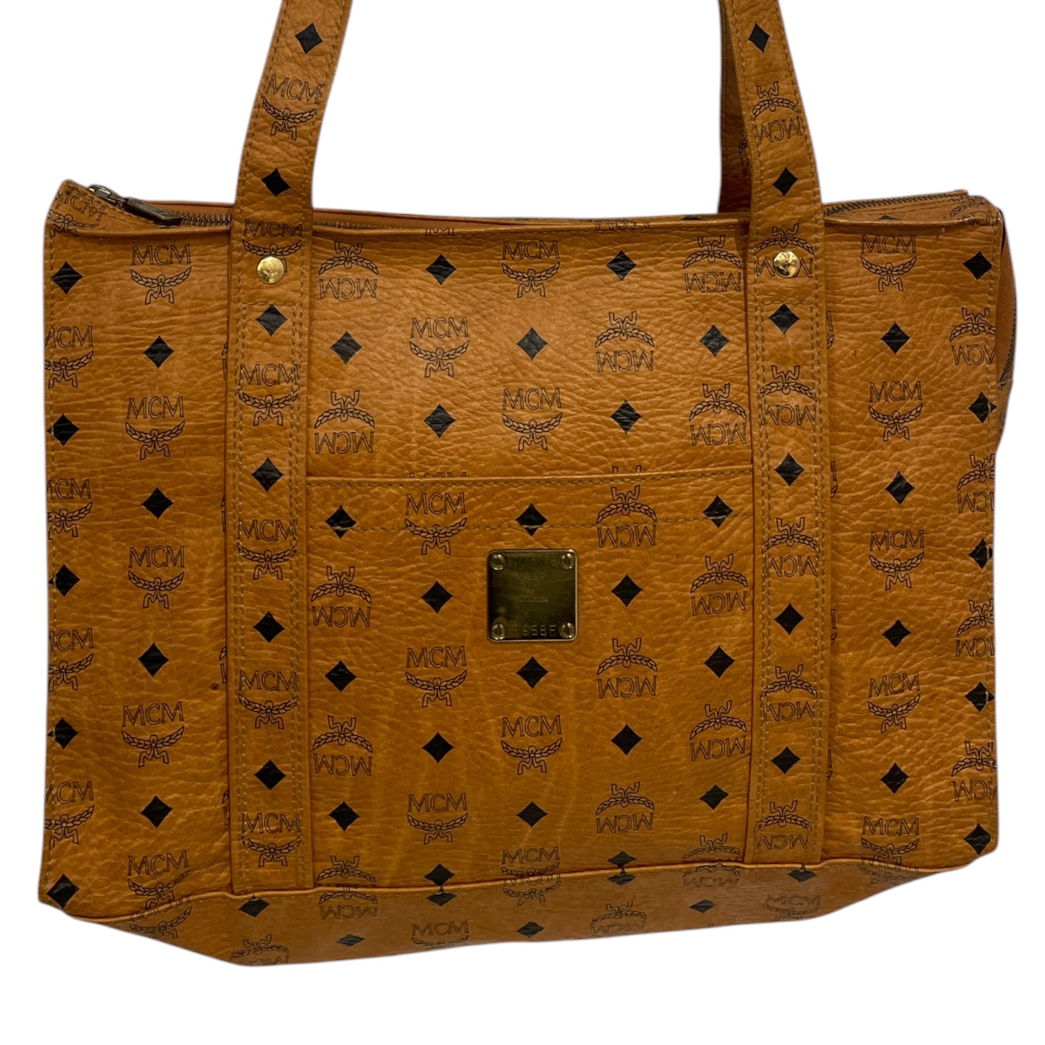 MCM/Cross Body Bag/Monogram/Leather/BRW/5958F view 3