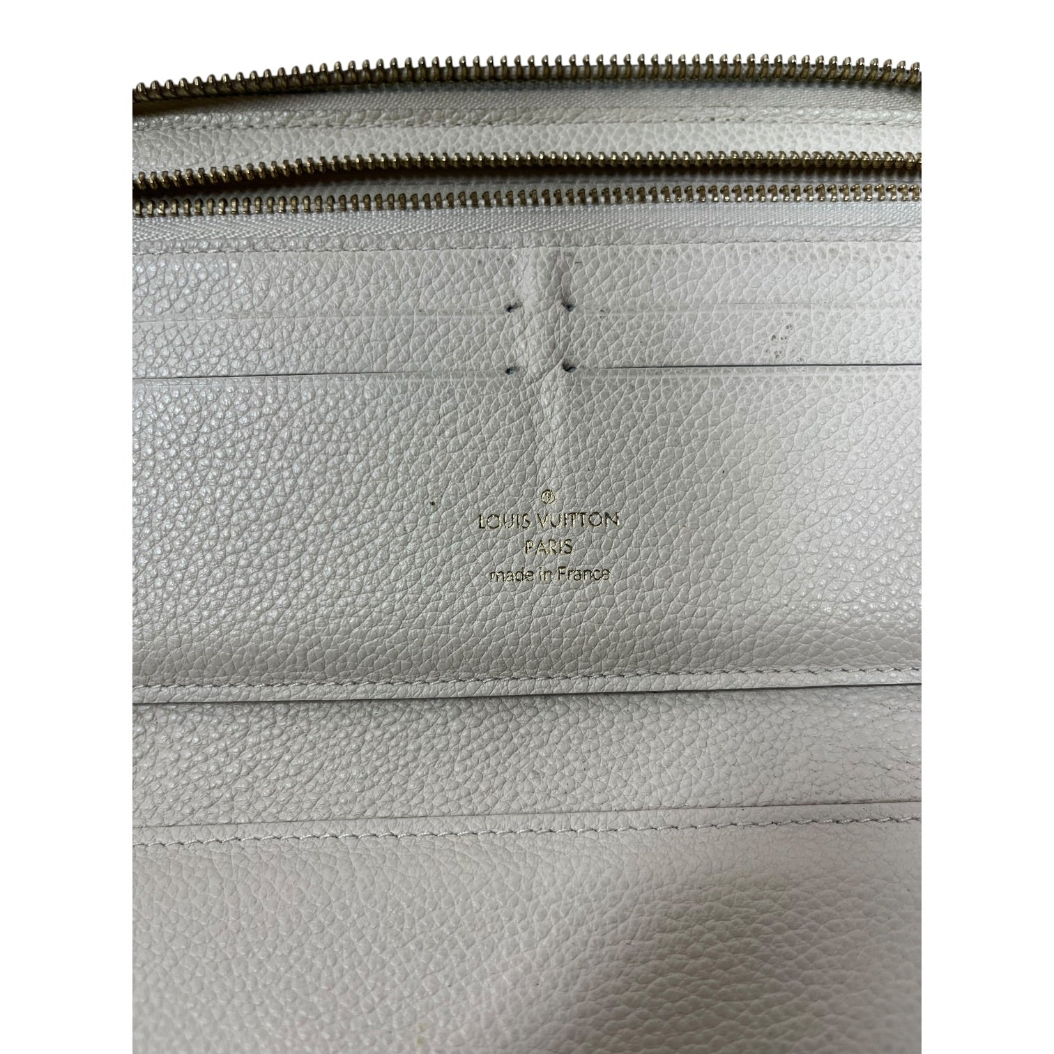 LOUIS VUITTON/Long Wallet/Leather/WHT/Monogram Long Wallet view 4