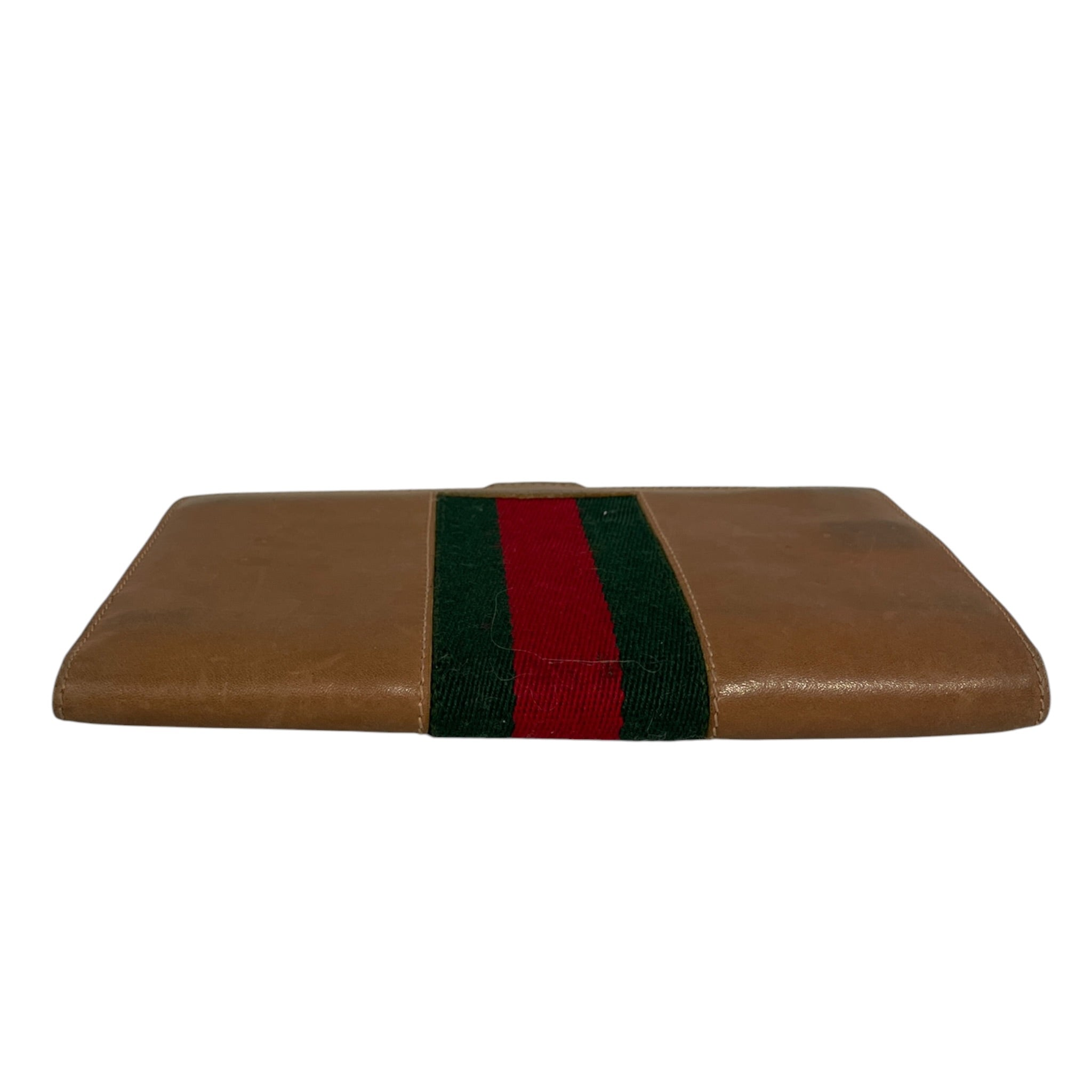 GUCCI/Pass Case/Leather/BRW/M's/Passport Holder, Front Stripe view 2