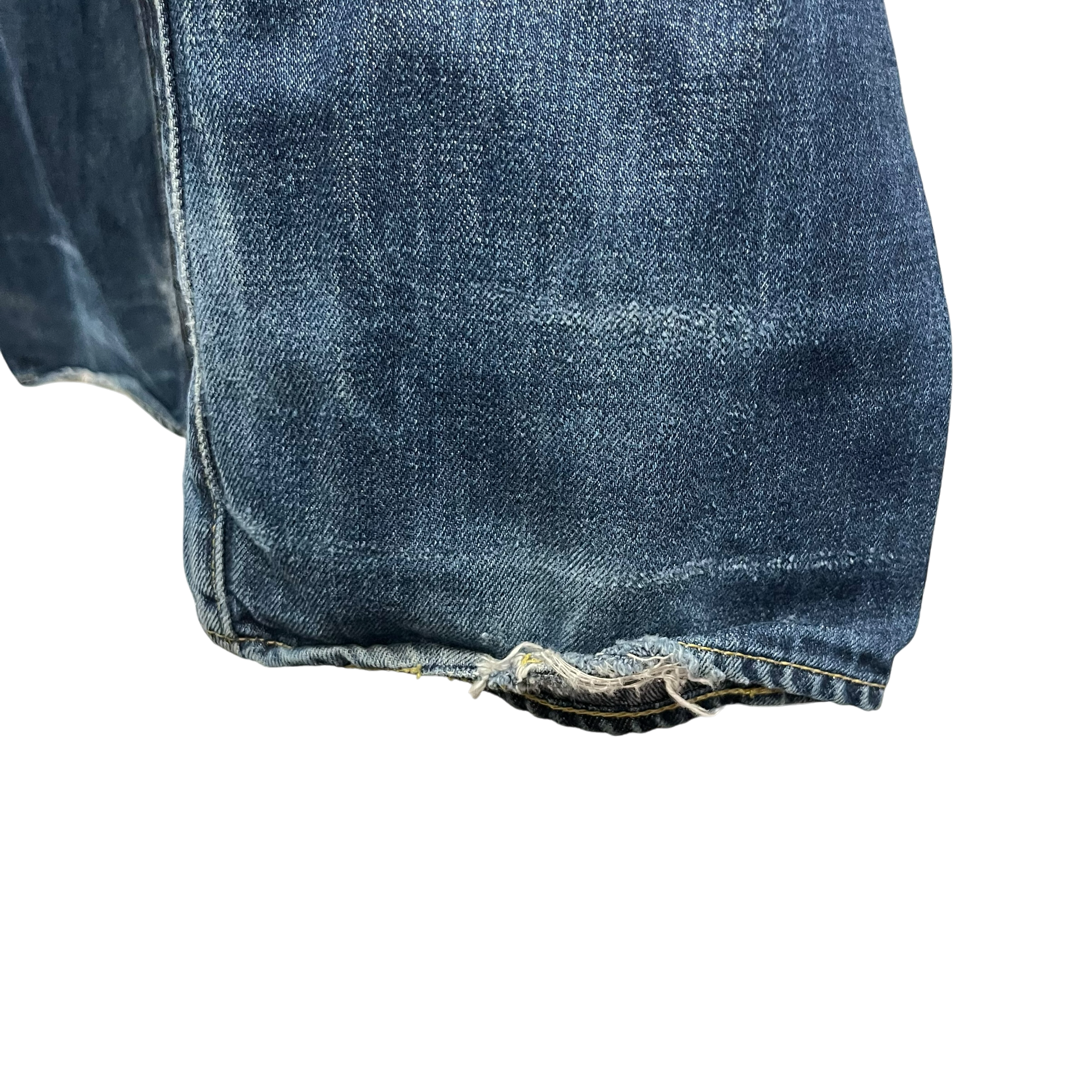 A BATHING APE/Straight Pants/M/Denim/BLU/2000s leopard view 11