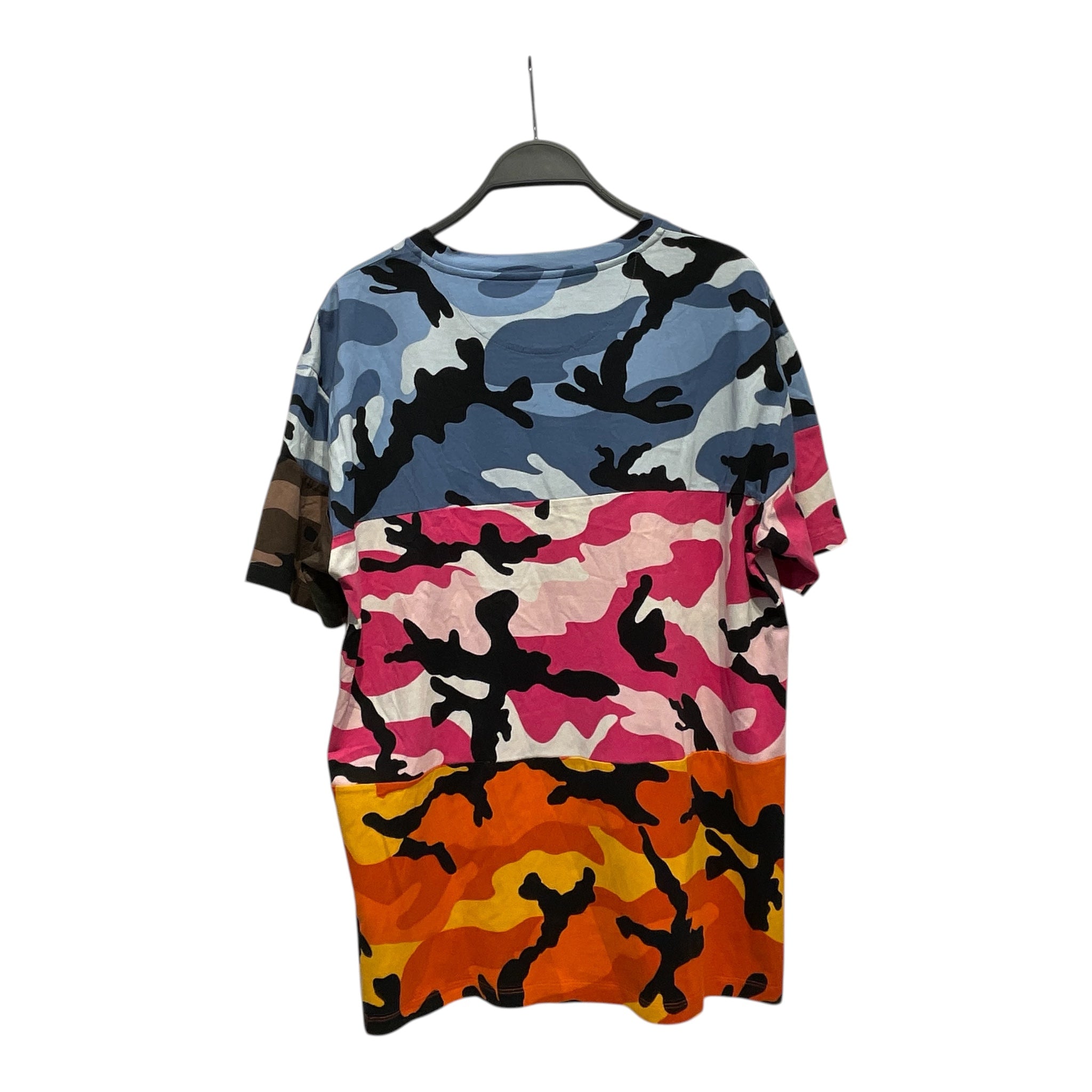 VALENTINO/T-Shirt/XL/Cotton/MLT/Camouflage/blue/pink/orange view 2