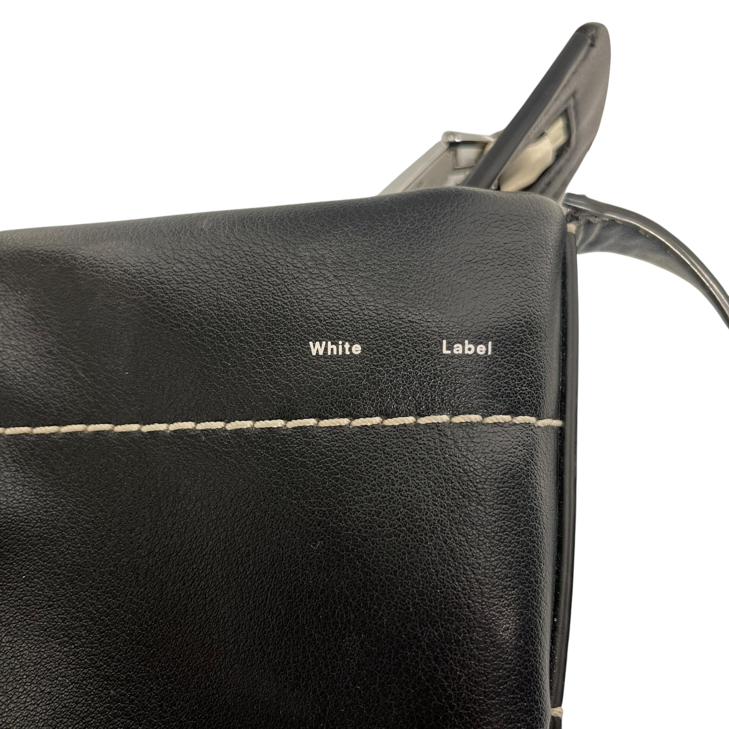 PROENZA SCHOULER/Cross Body Bag/M/Leather/BLK/white label w white stitching view 6