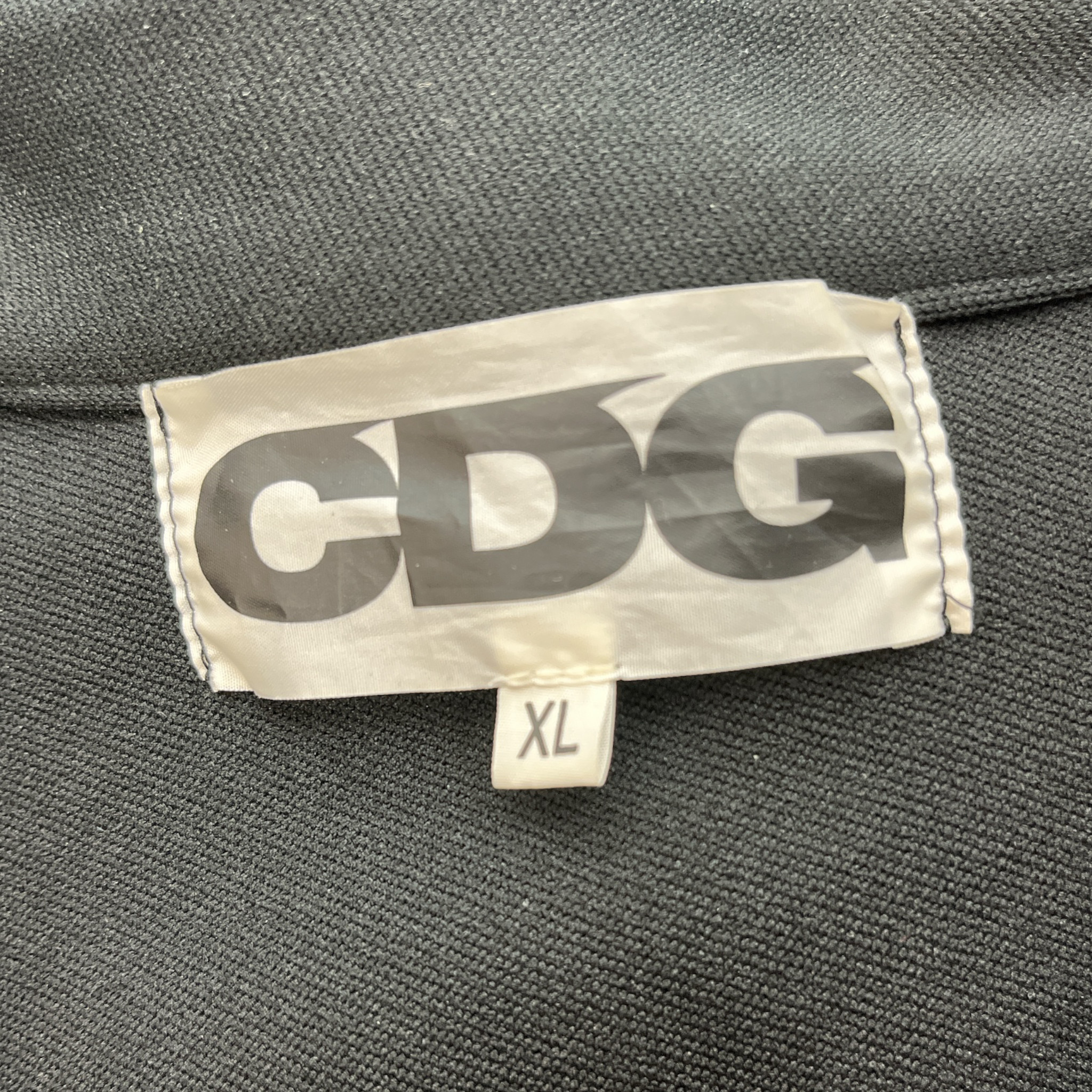 CDG/Jacket/L/BLK/cloth knot closure view 3