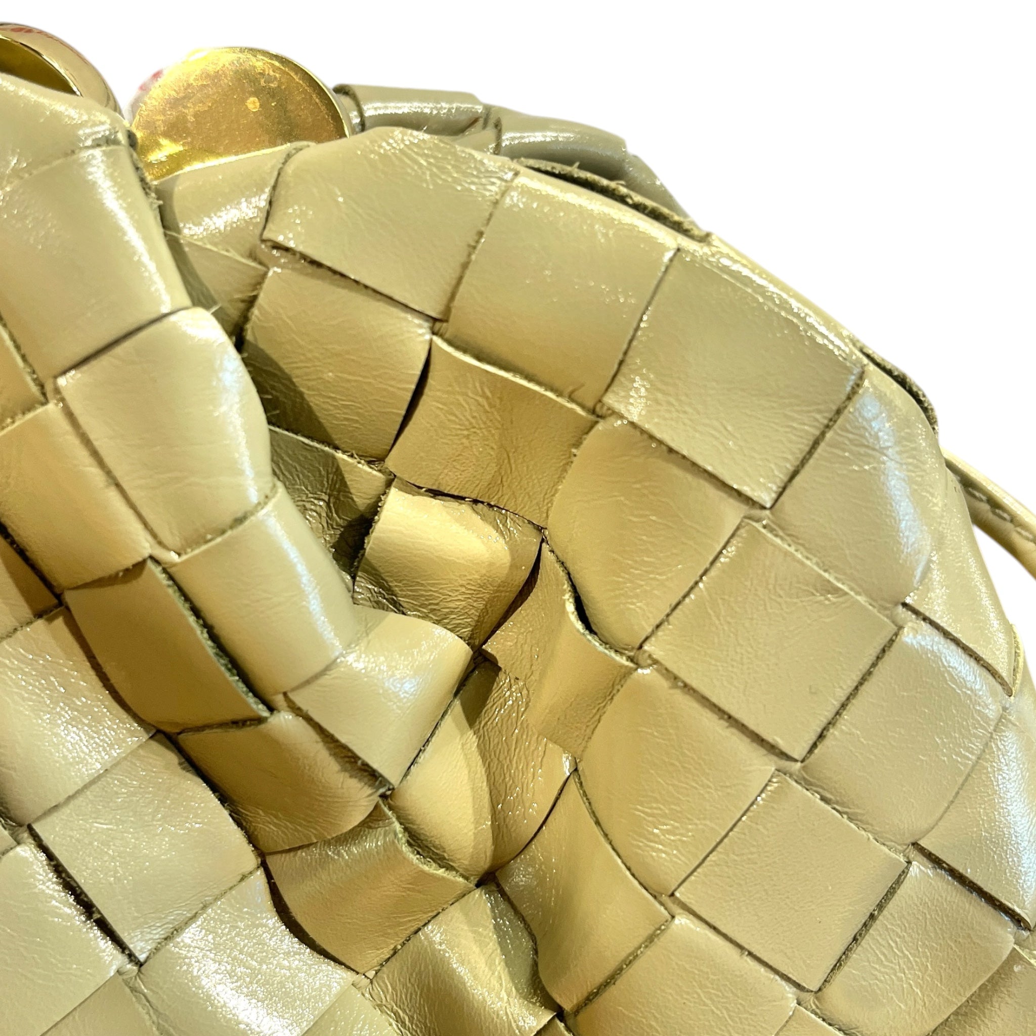 BOTTEGA VENETA/Cross Body Bag/Border/Leather/GRN/Intrecciato Loop view 7