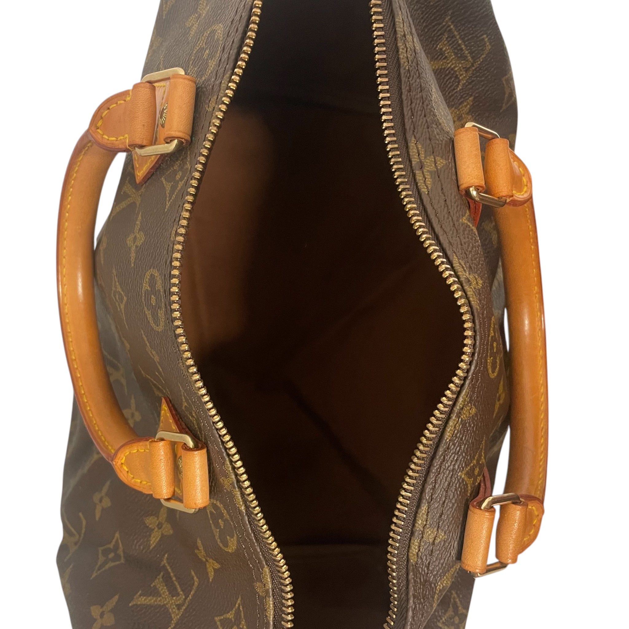 LOUIS VUITTON/Bag/Monogram/Leather/BRW/1992 Speedy VI 0942 view 4