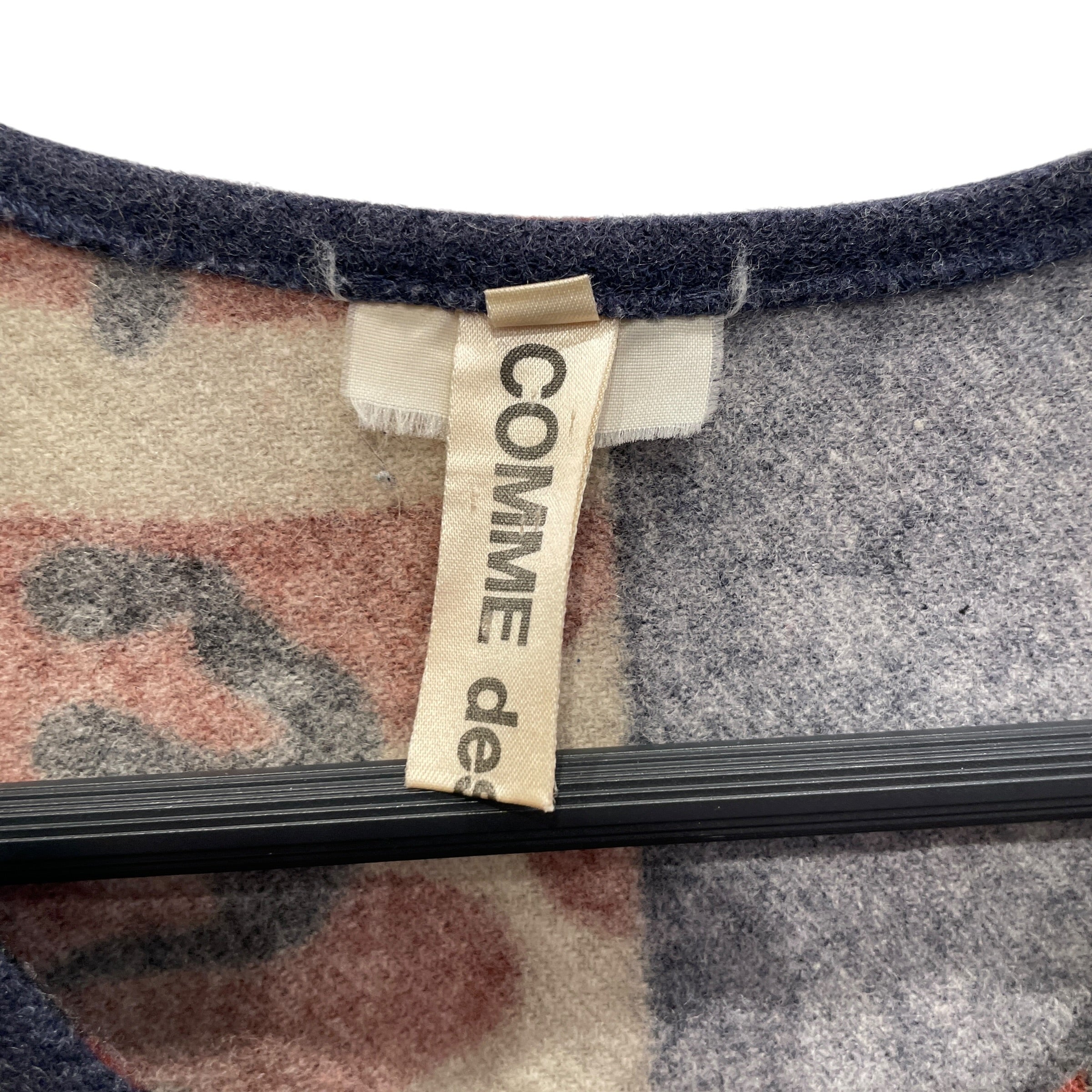 COMME des GARCONS/Camisole/S/Wool/BLU/CAMO COLORBLOCK F/W 2003 view 3