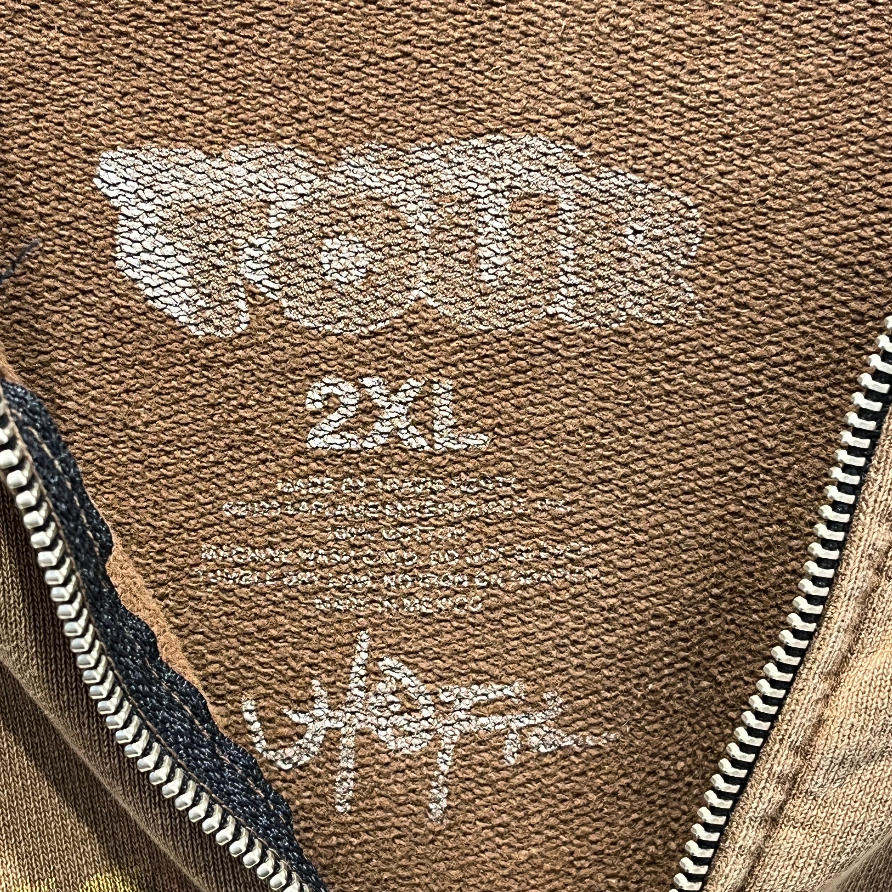 TRAVIS SCOTT/Zip Up Hoodie/XXL/Cotton/BRW/UTOPIA view 3