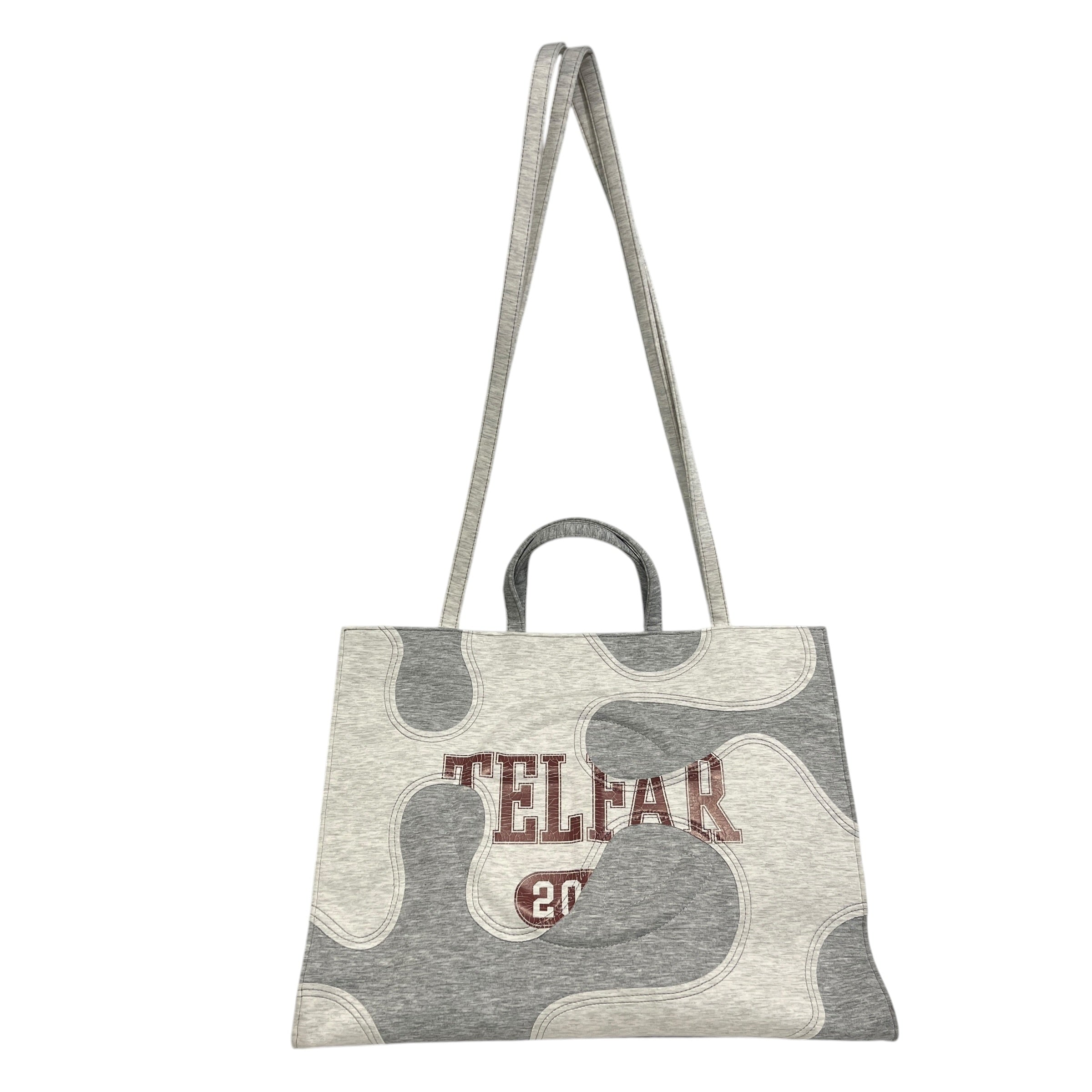 Telfar/Tote Bag/Graphic/Cotton/GRY/Large Shopping Bag view 1
