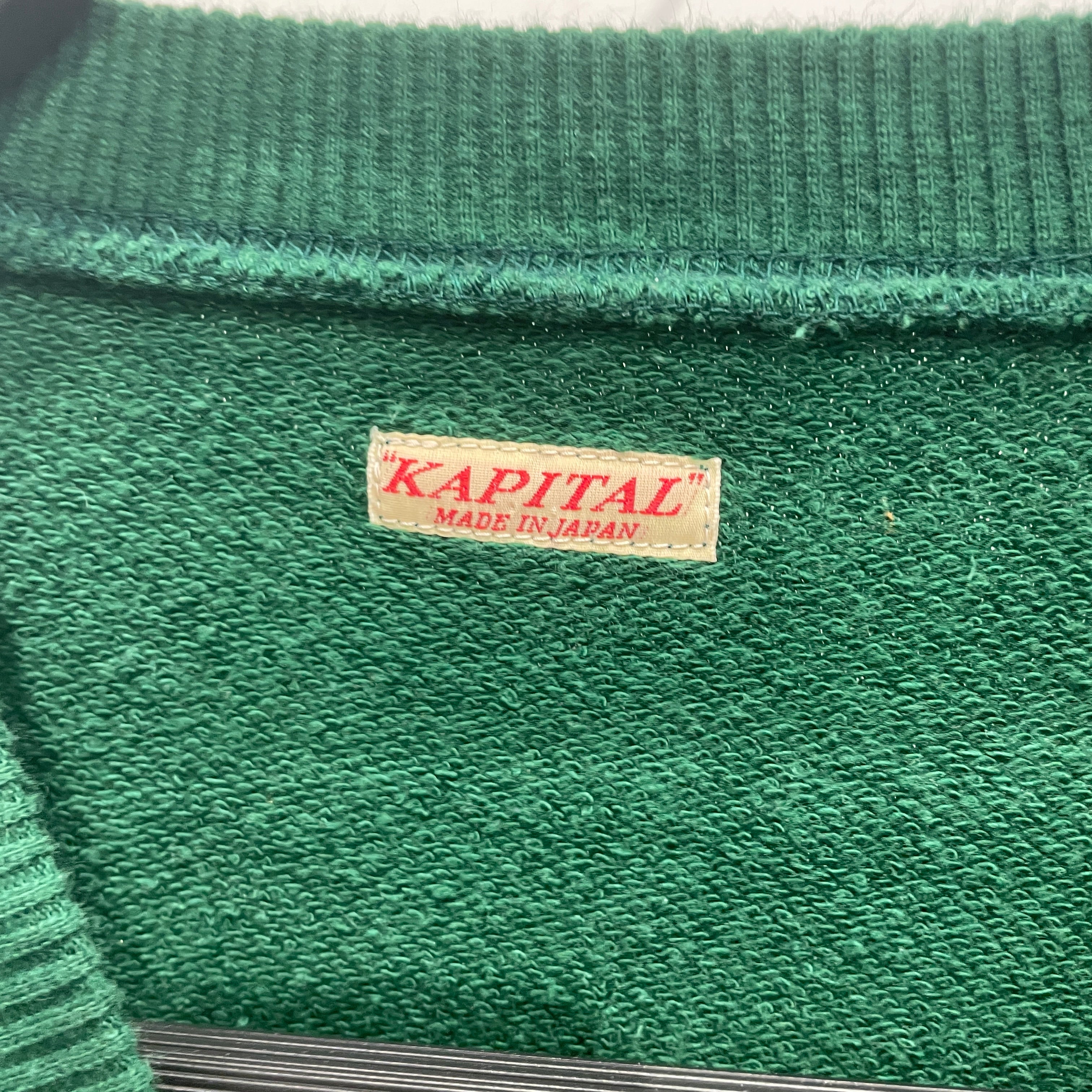 KAPITAL/Sweater/FREE/Cotton/GRN/KOUNTRY LAUNDRY UM CREW view 3